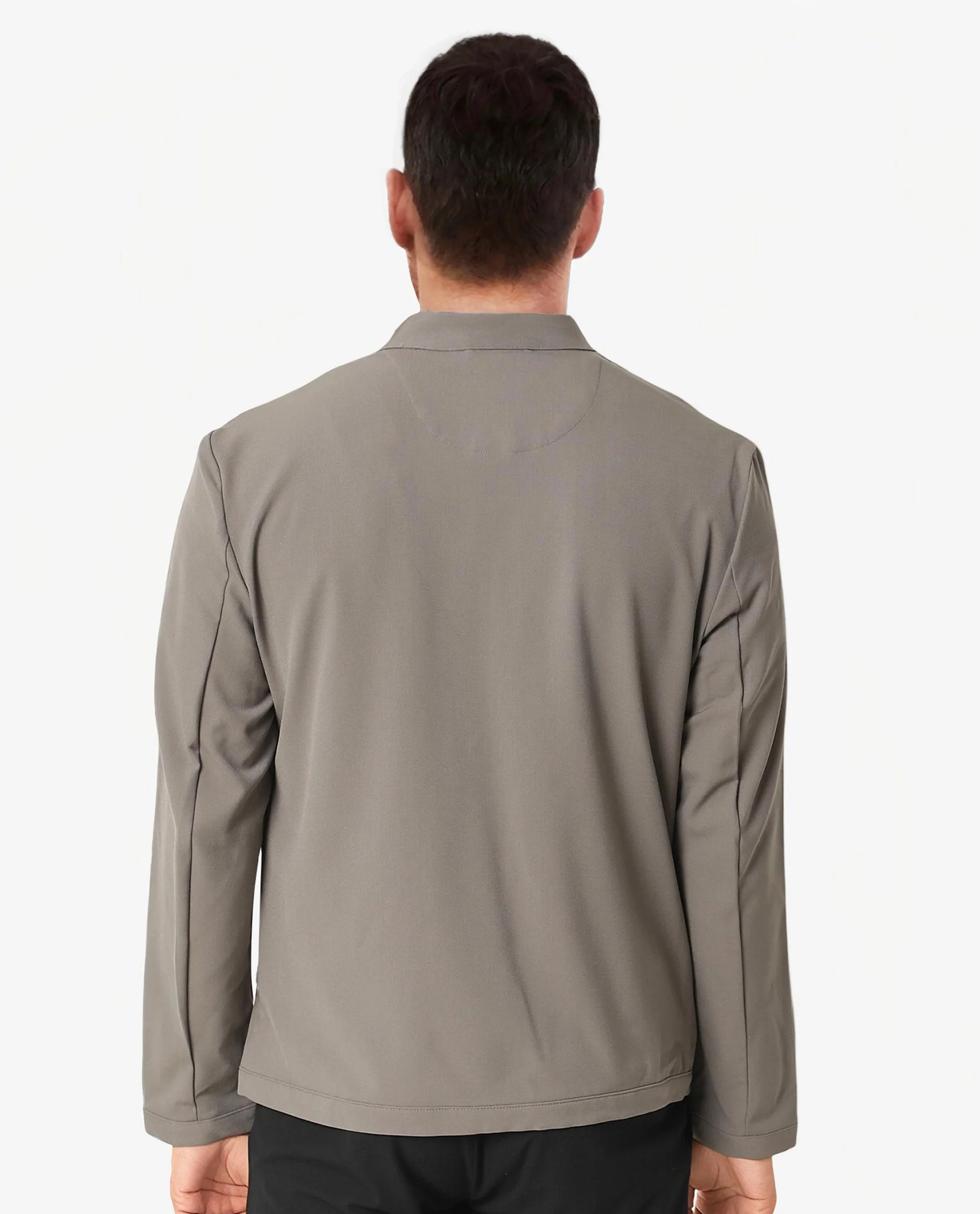 Rare Rabbit Men's Sign-2 Beige Plain Regular Fit Full Sleeve Mandarin Collar Jacket - Image 4