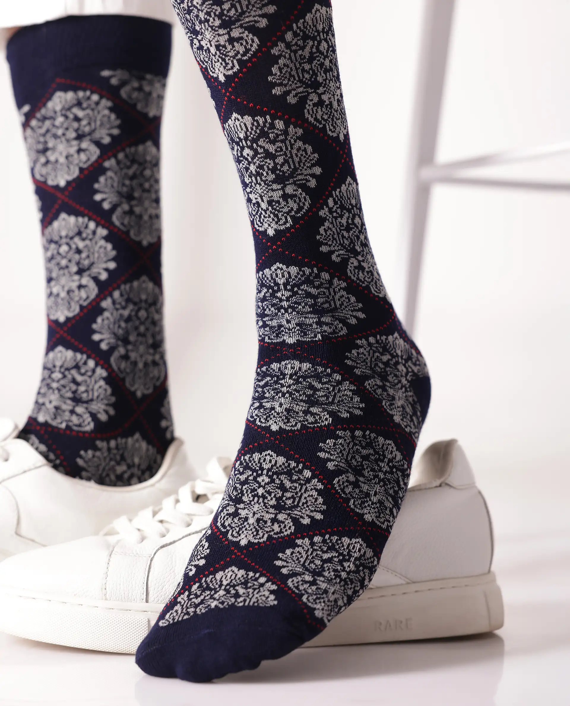 Rare Rabbit Men's Sigo Multi Socks Bamboo Fabric - Image 5