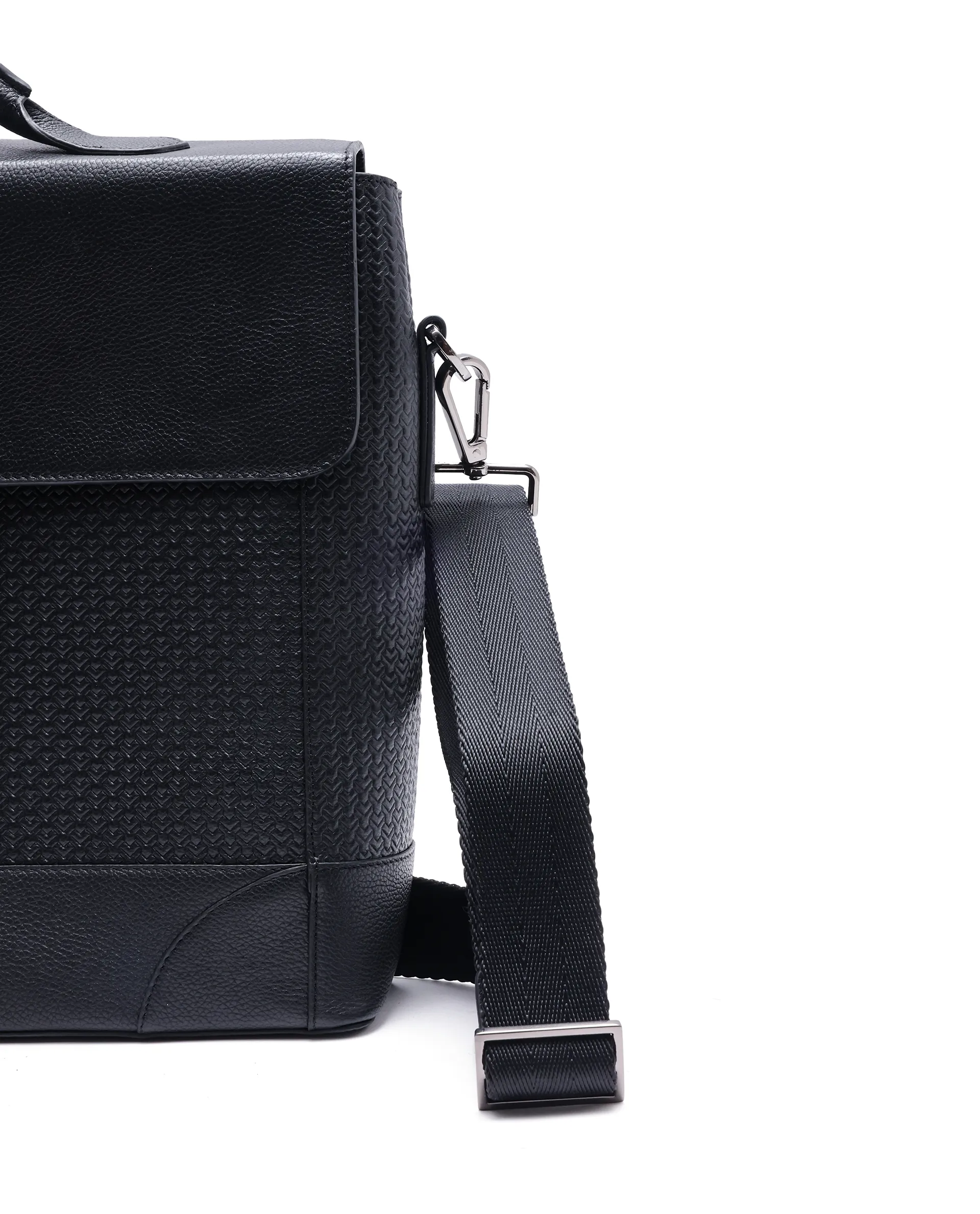Rare Rabbit Men Sionis Black Leather Bags (Limited Edition) - Image 4