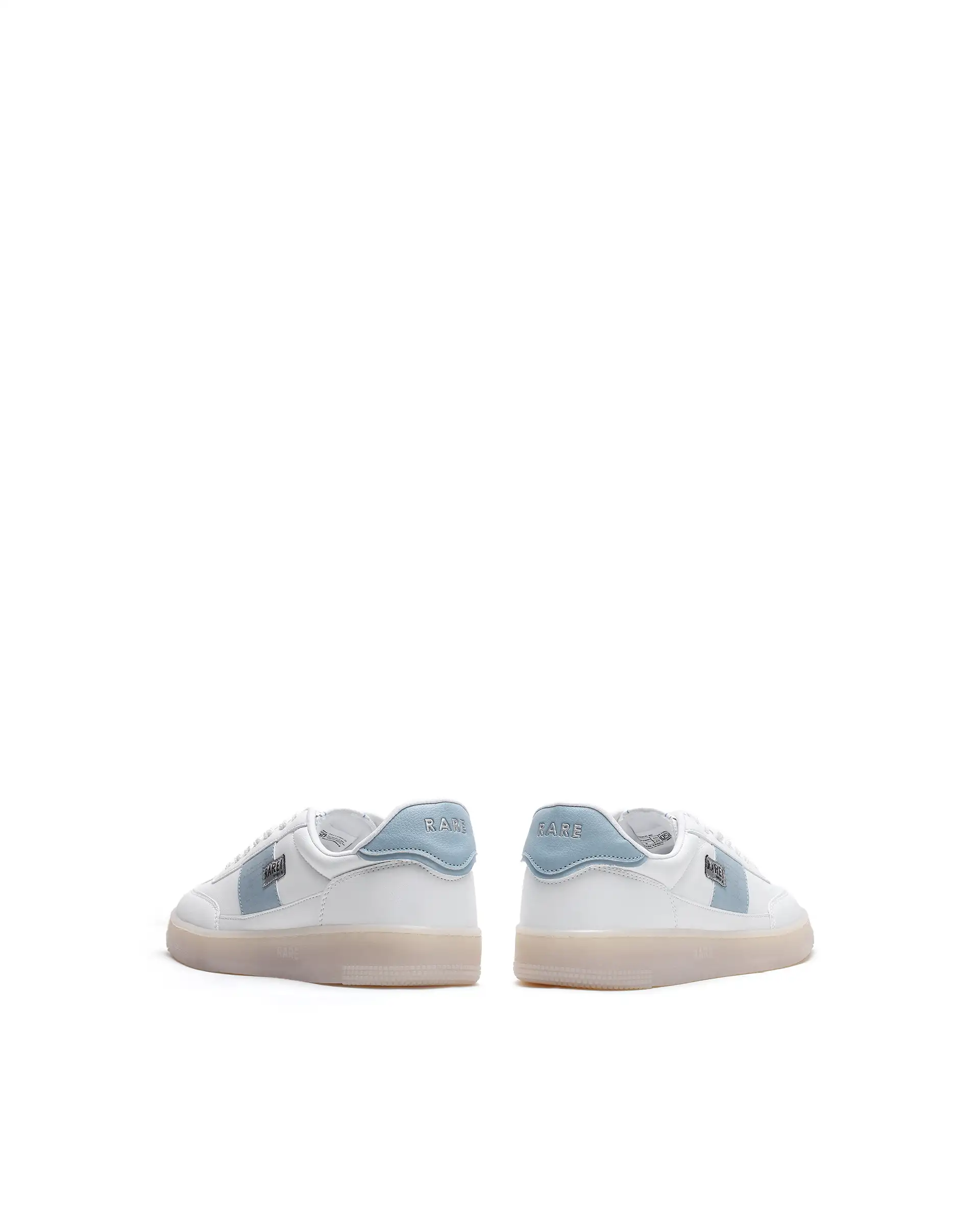Rare Rabbit Men's Sirius 86 Blue Micro Leather Sneaker - Image 5