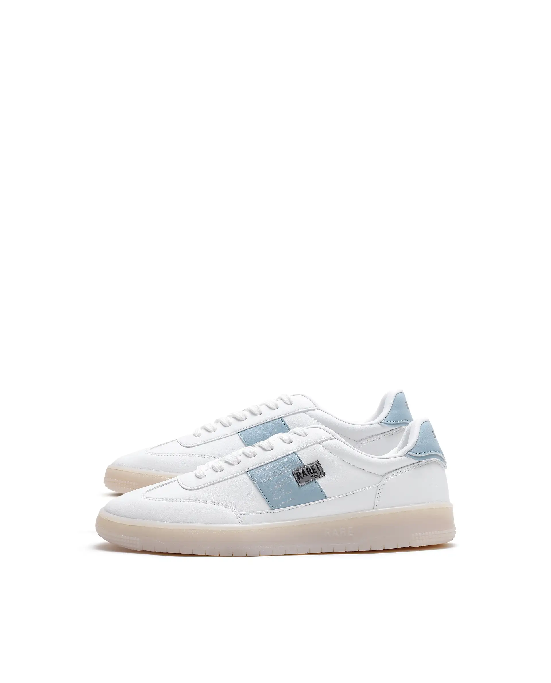 Rare Rabbit Men's Sirius 86 Blue Micro Leather Sneaker - Image 6