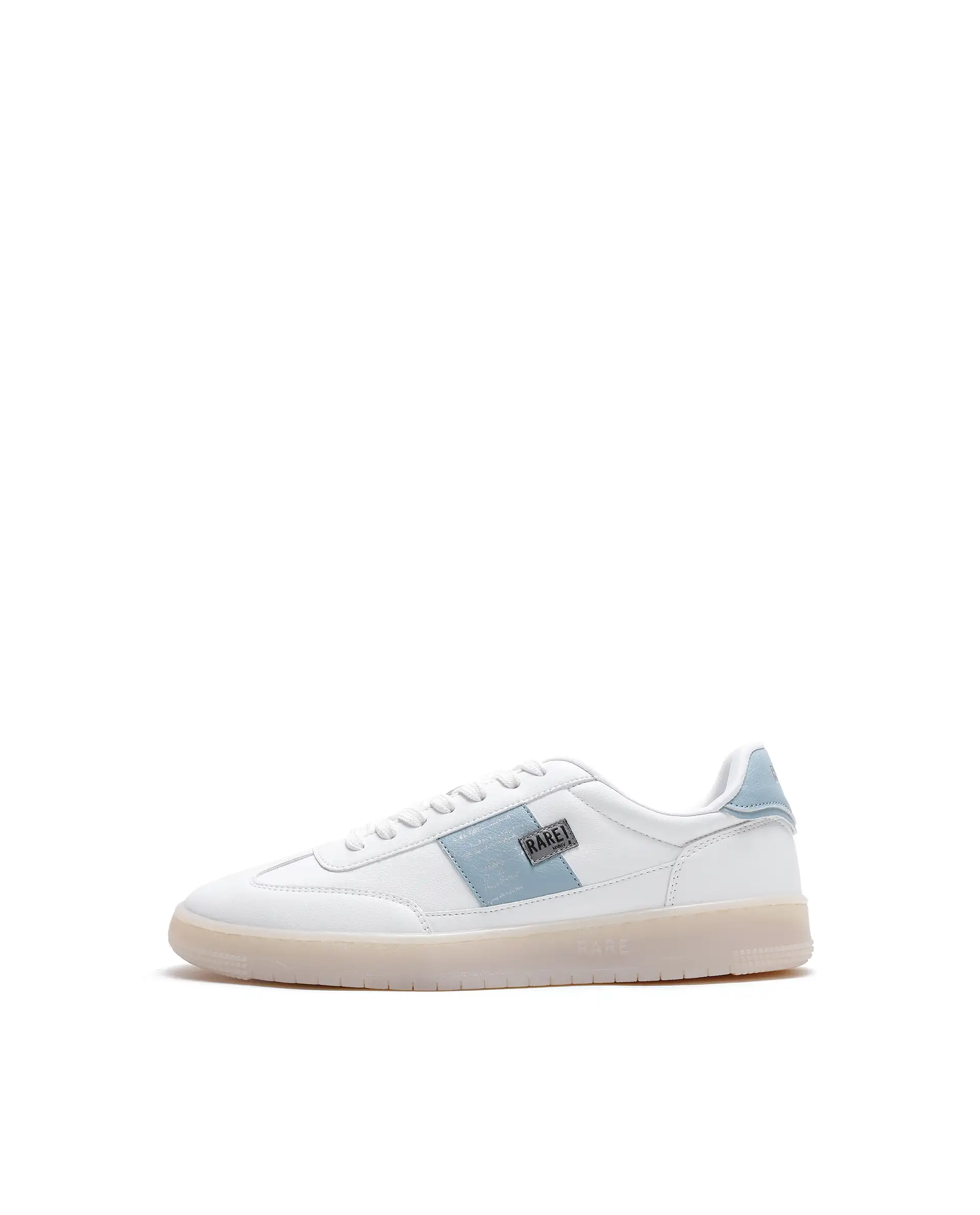 Rare Rabbit Men's Sirius 86 Blue Micro Leather Sneaker - Image 8