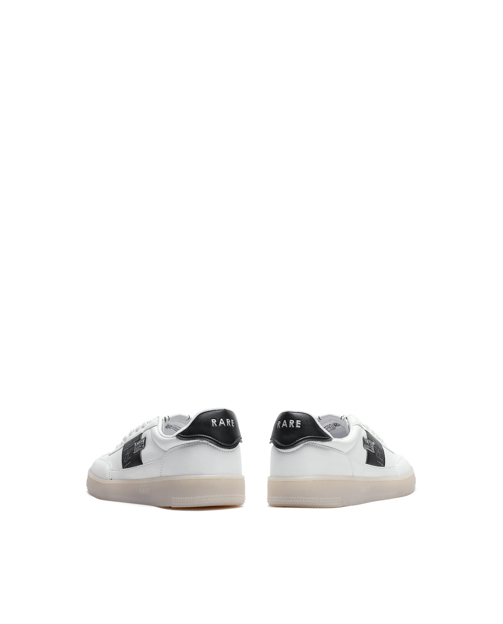 Rare Rabbit Men's Sirius 86 White Micro Leather Sneaker - Image 5