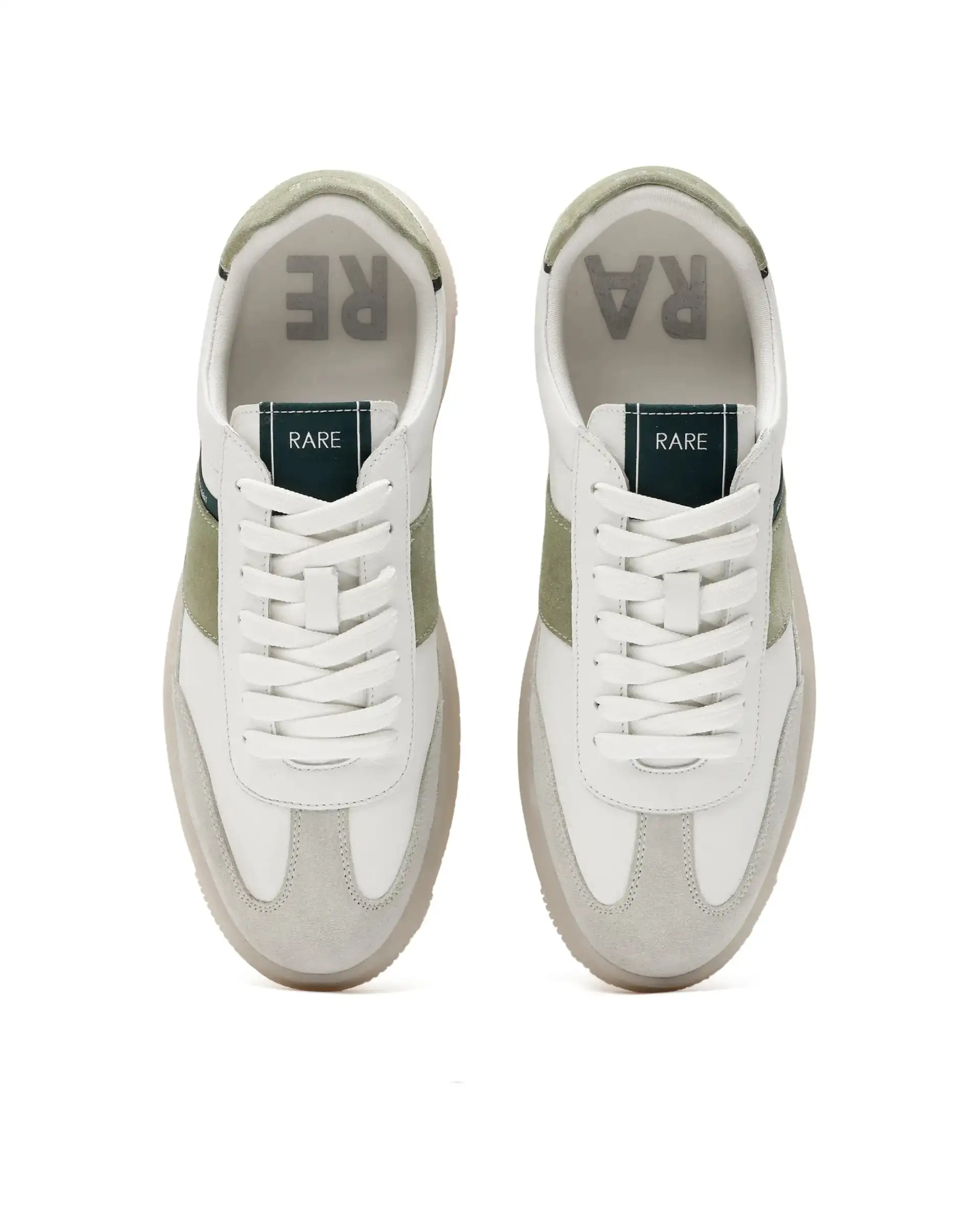 Rare Rabbit Men Sirius Sage Green Lace-Up Closure Shoes - Image 4
