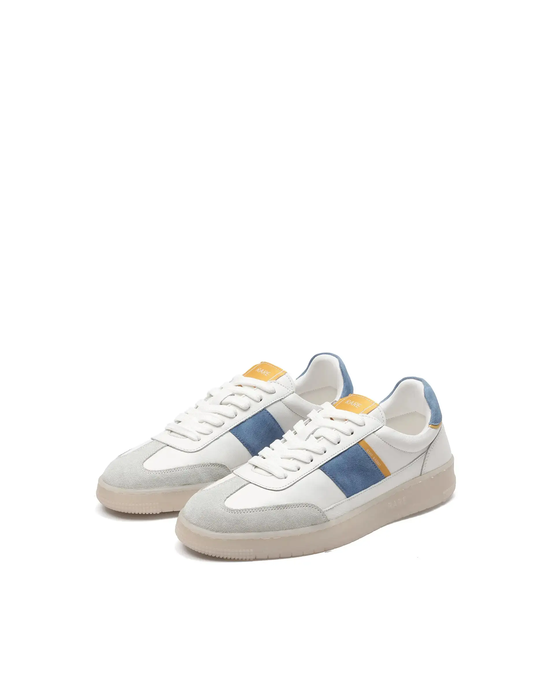 Rare Rabbit Men Sirius White Lace-Up Closure Sneakers - Image 3