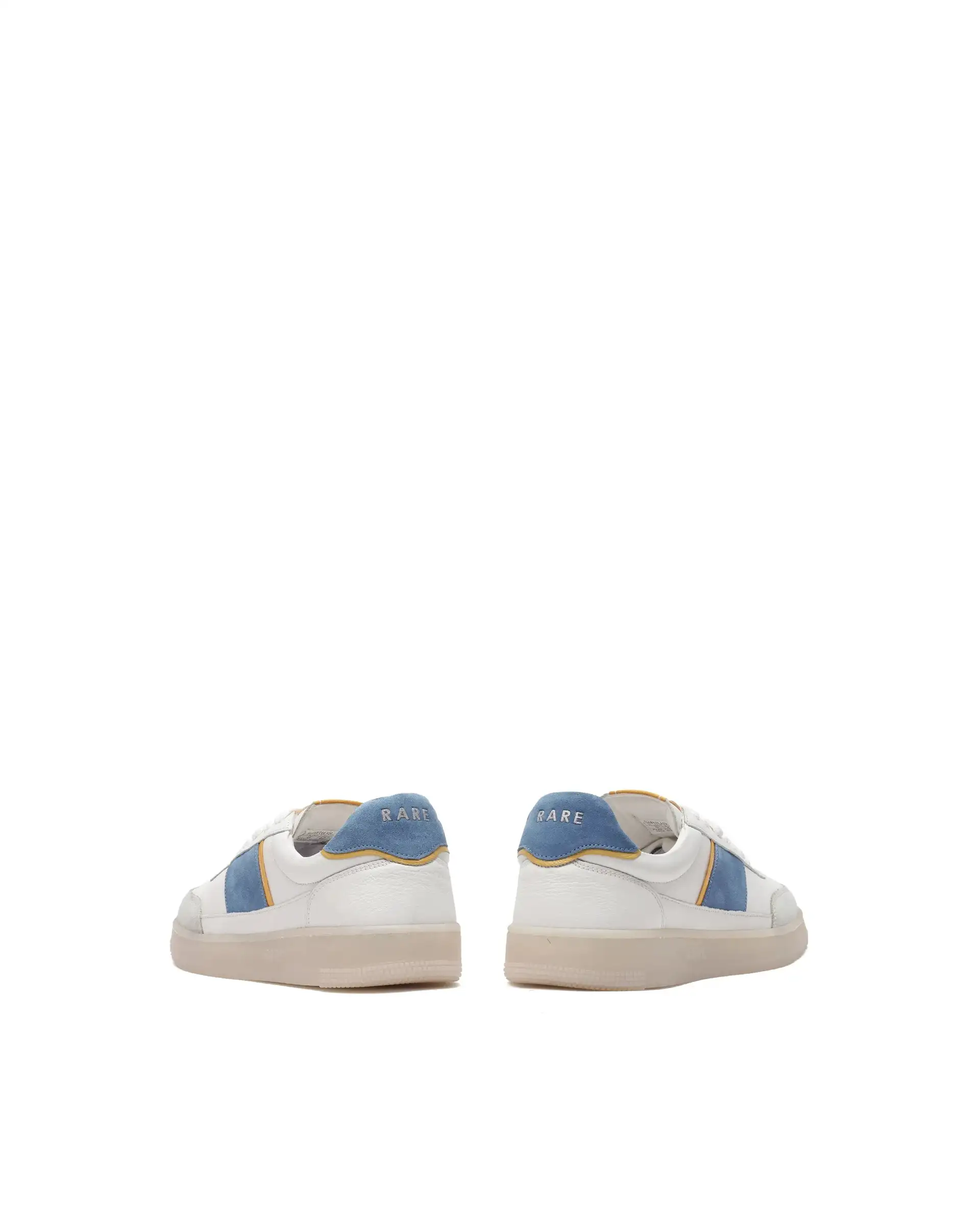 Rare Rabbit Men Sirius White Lace-Up Closure Sneakers - Image 5