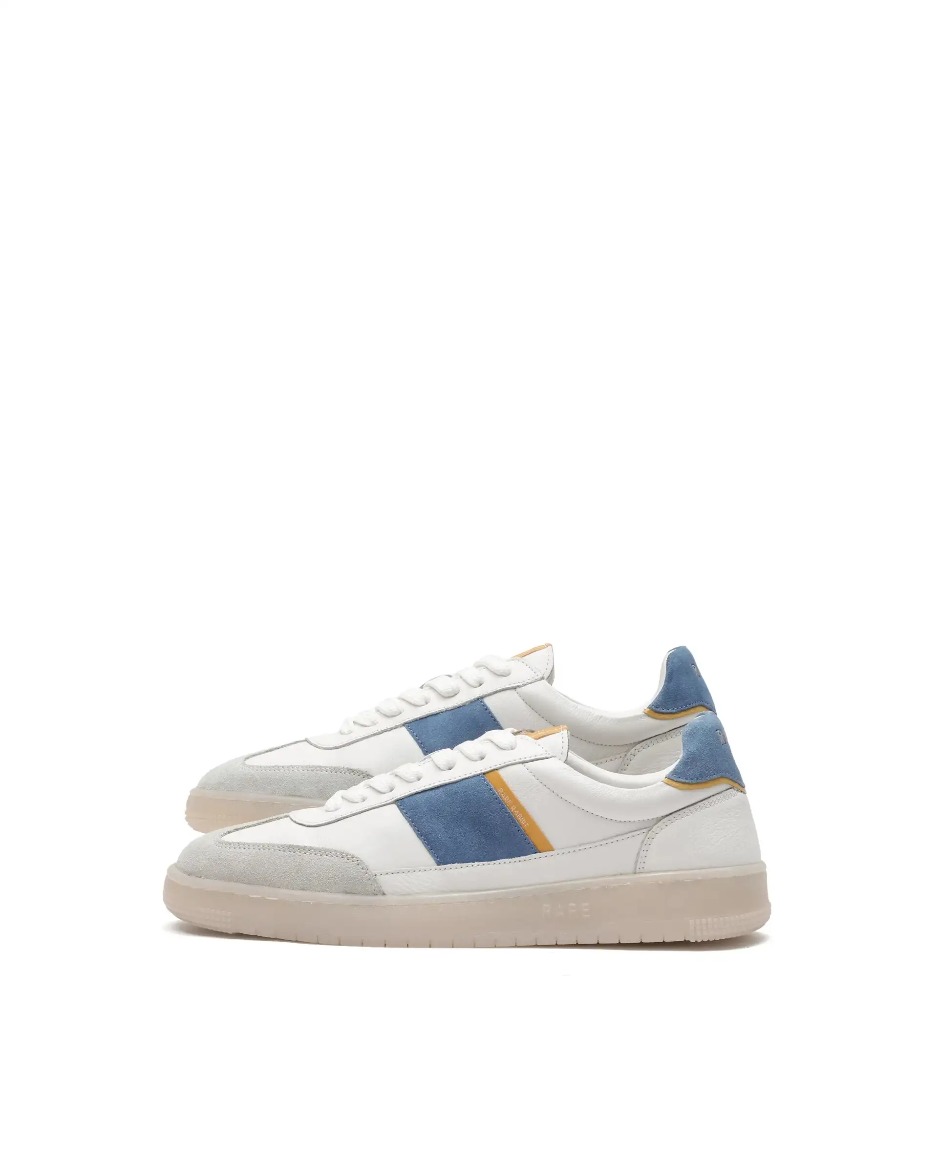 Rare Rabbit Men Sirius White Lace-Up Closure Sneakers - Image 6