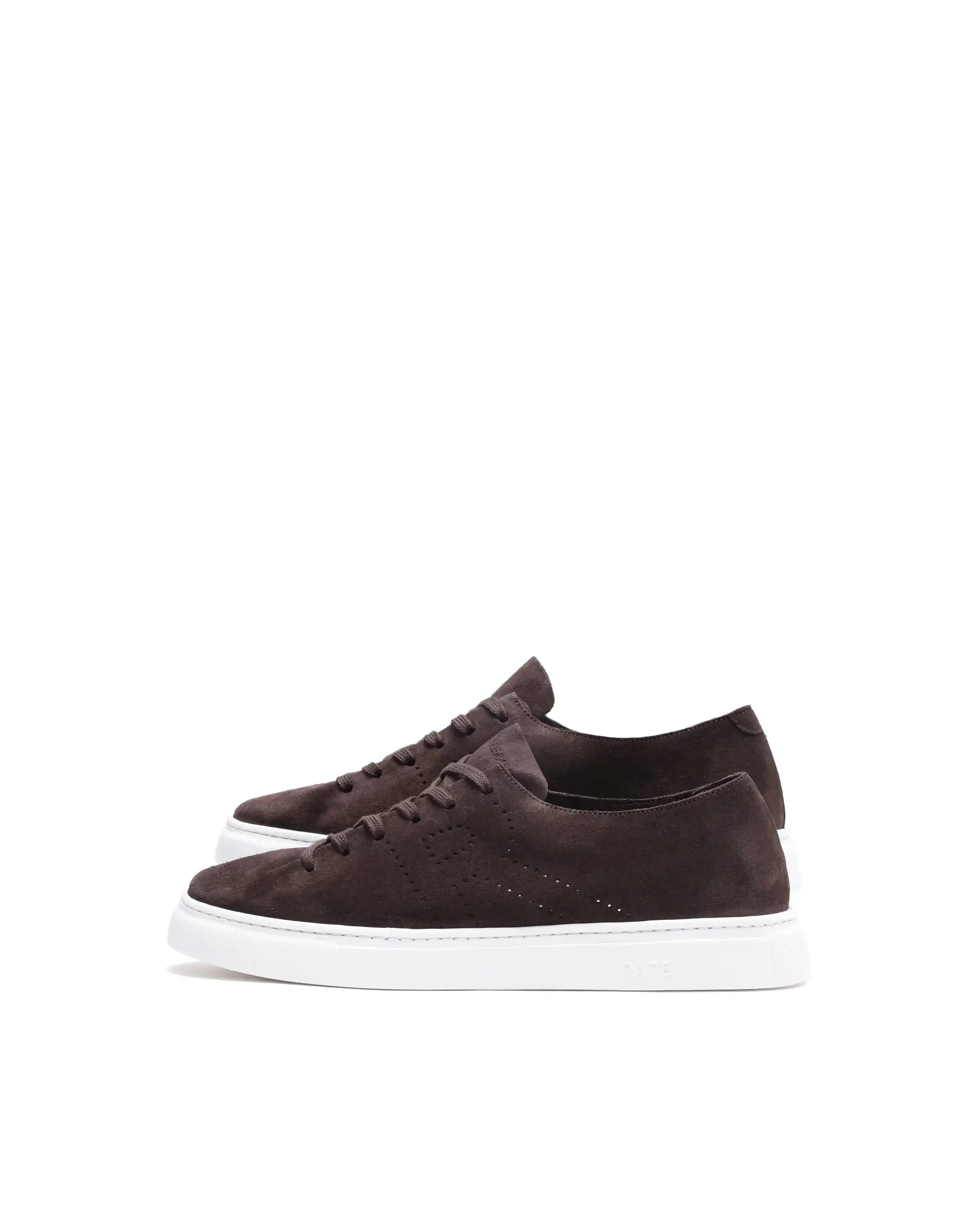 Rare Rabbit Men Skin Brown Genuine Suede Monotone Upper Low-Top Lace-Up Plain Shoes - Image 6