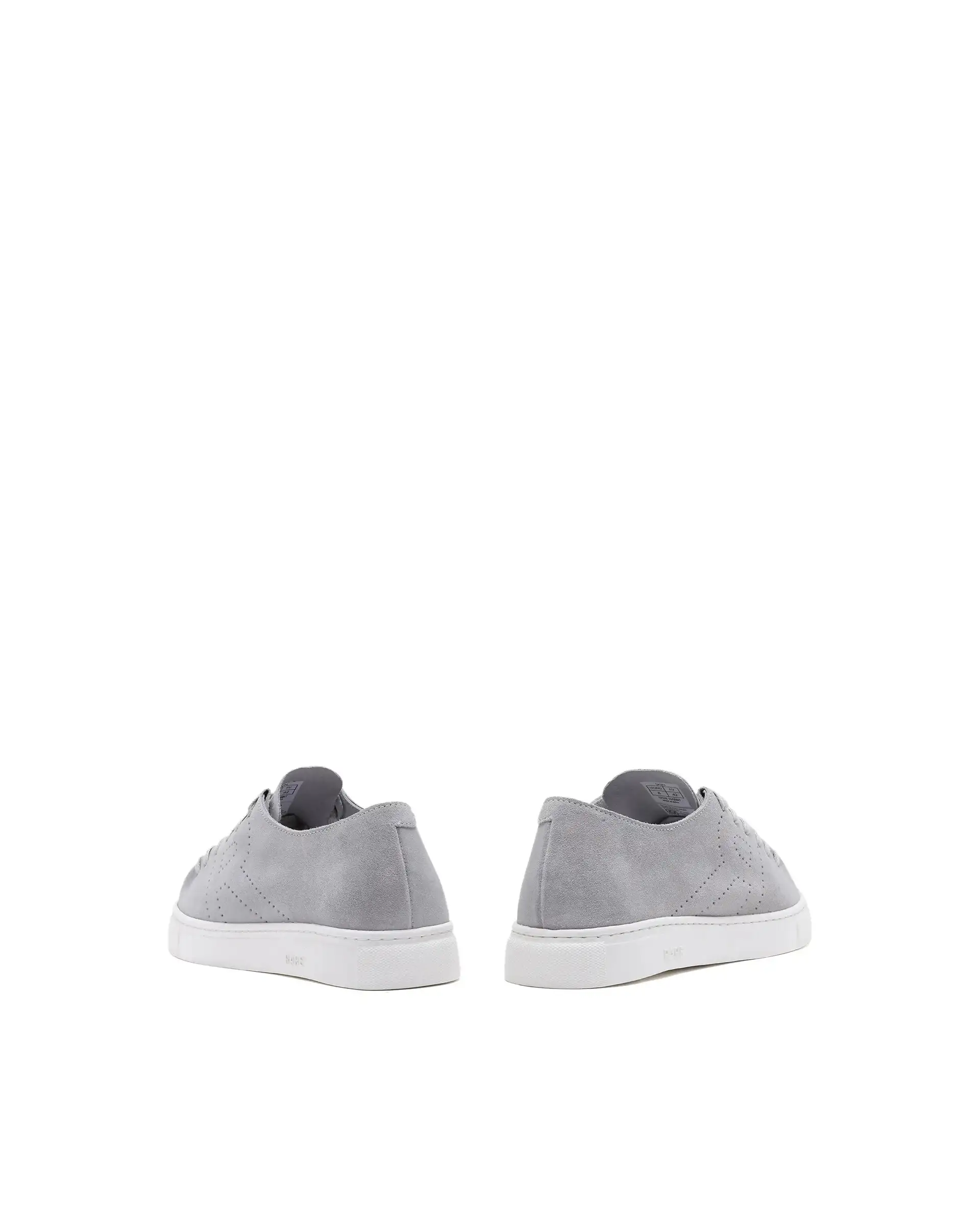 Rare Rabbit Men Skin Light Grey Suede Monotone Upper Low-Top Lace-Up Plain Shoes - Image 8
