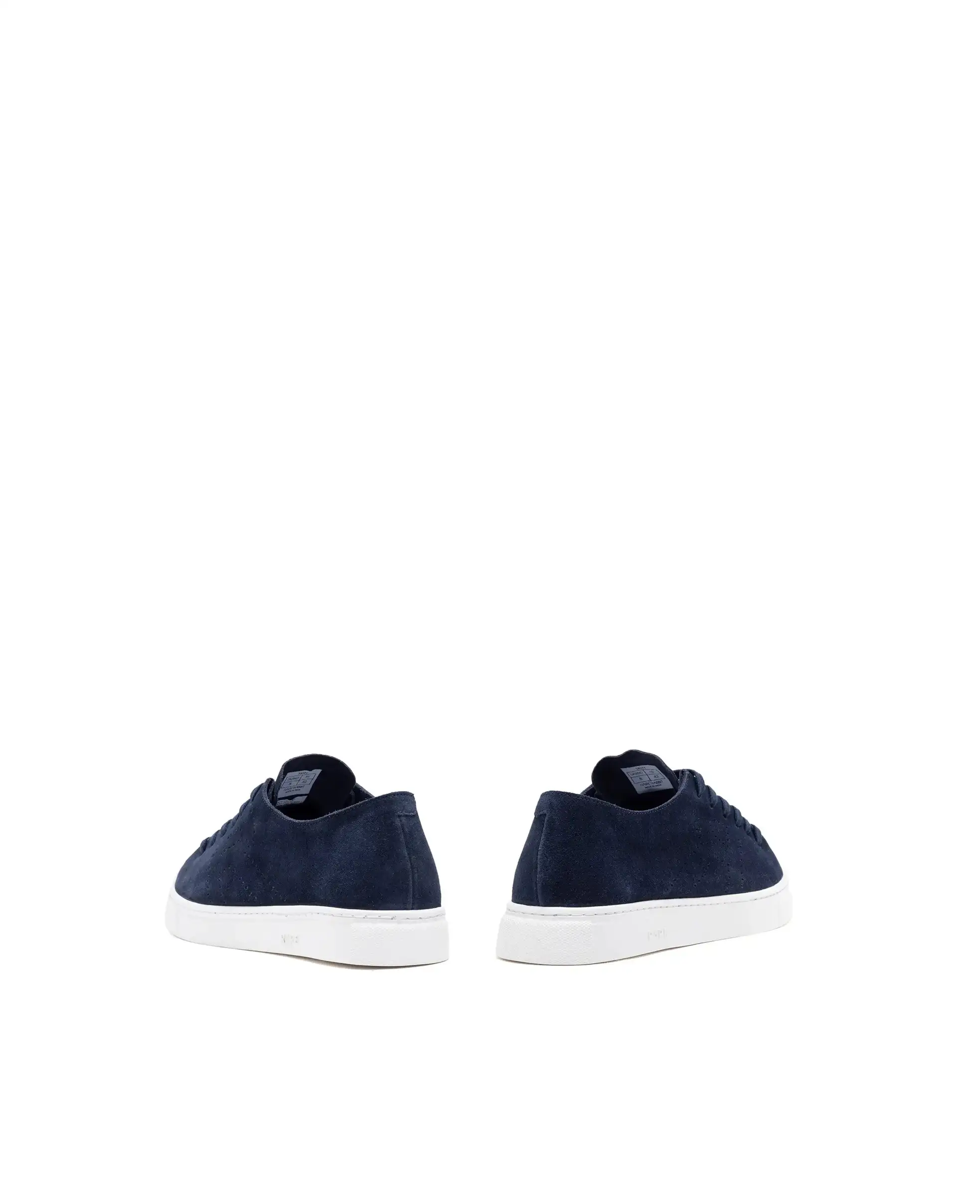 Rare Rabbit Men Skin Navy Suede Monotone Upper Low-Top Lace-Up Plain Shoes - Image 7