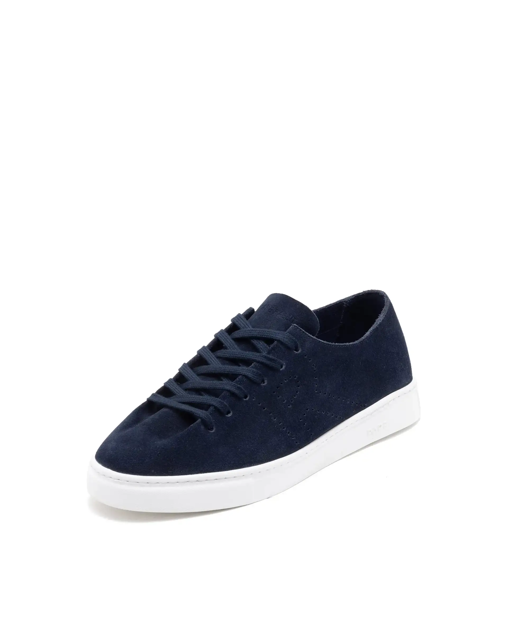 Rare Rabbit Men Skin Navy Suede Monotone Upper Low-Top Lace-Up Plain Shoes - Image 8