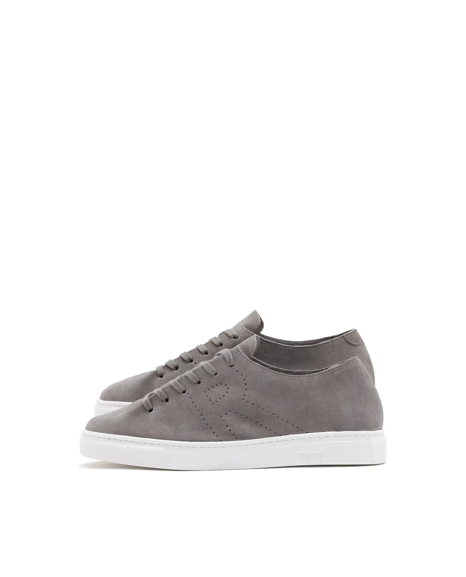 Rare Rabbit Men Skin Taupe Suede Monotone Upper Low-Top Lace-Up Plain Shoes - Image 5