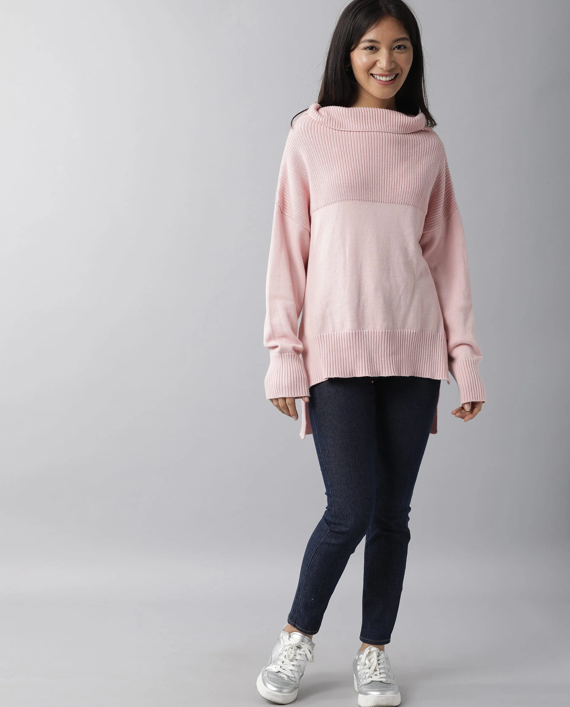 Rareism Women Skyline Pink Top Full Sleeves - Image 10