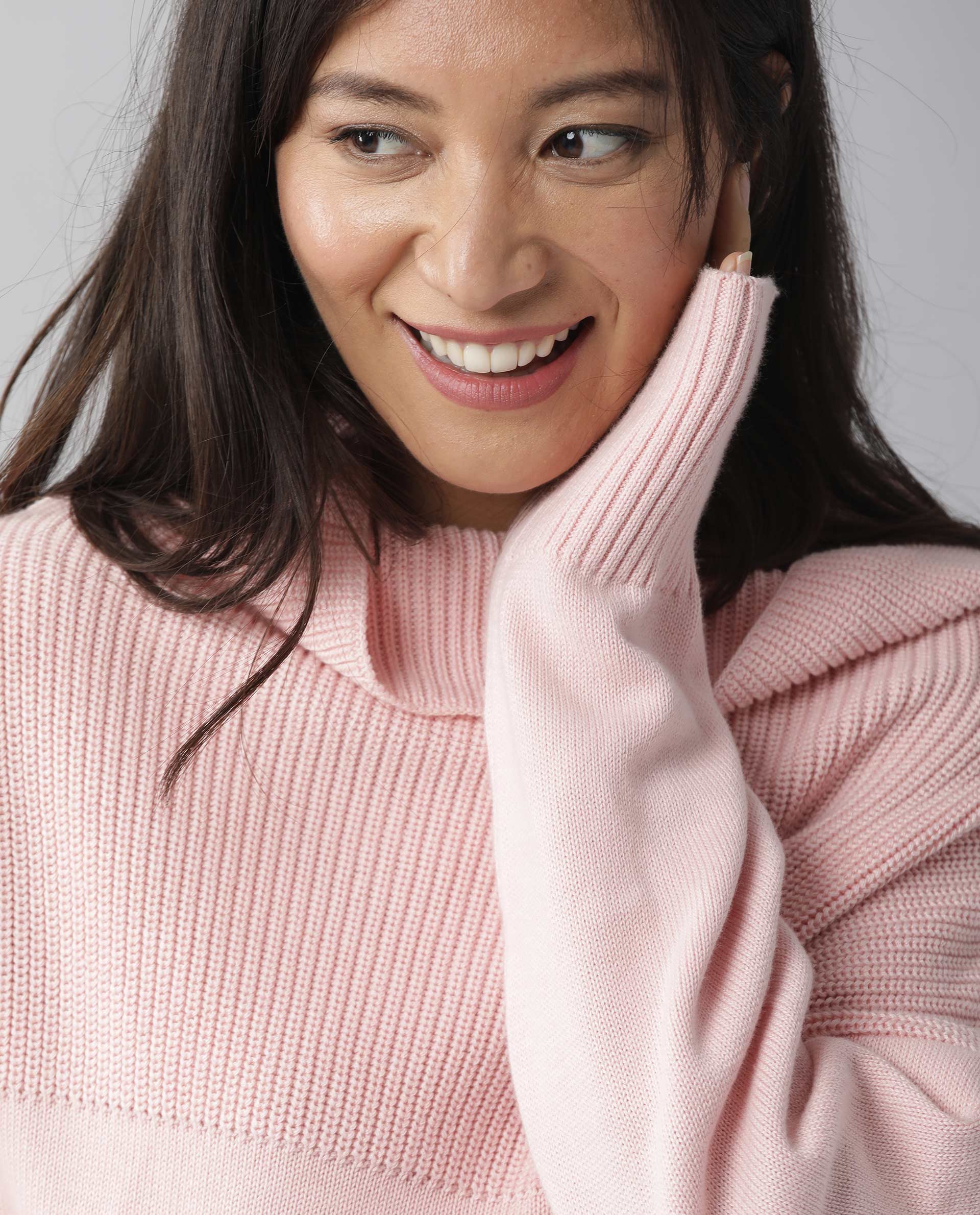 Rareism Women Skyline Pink Top Full Sleeves - Image 4