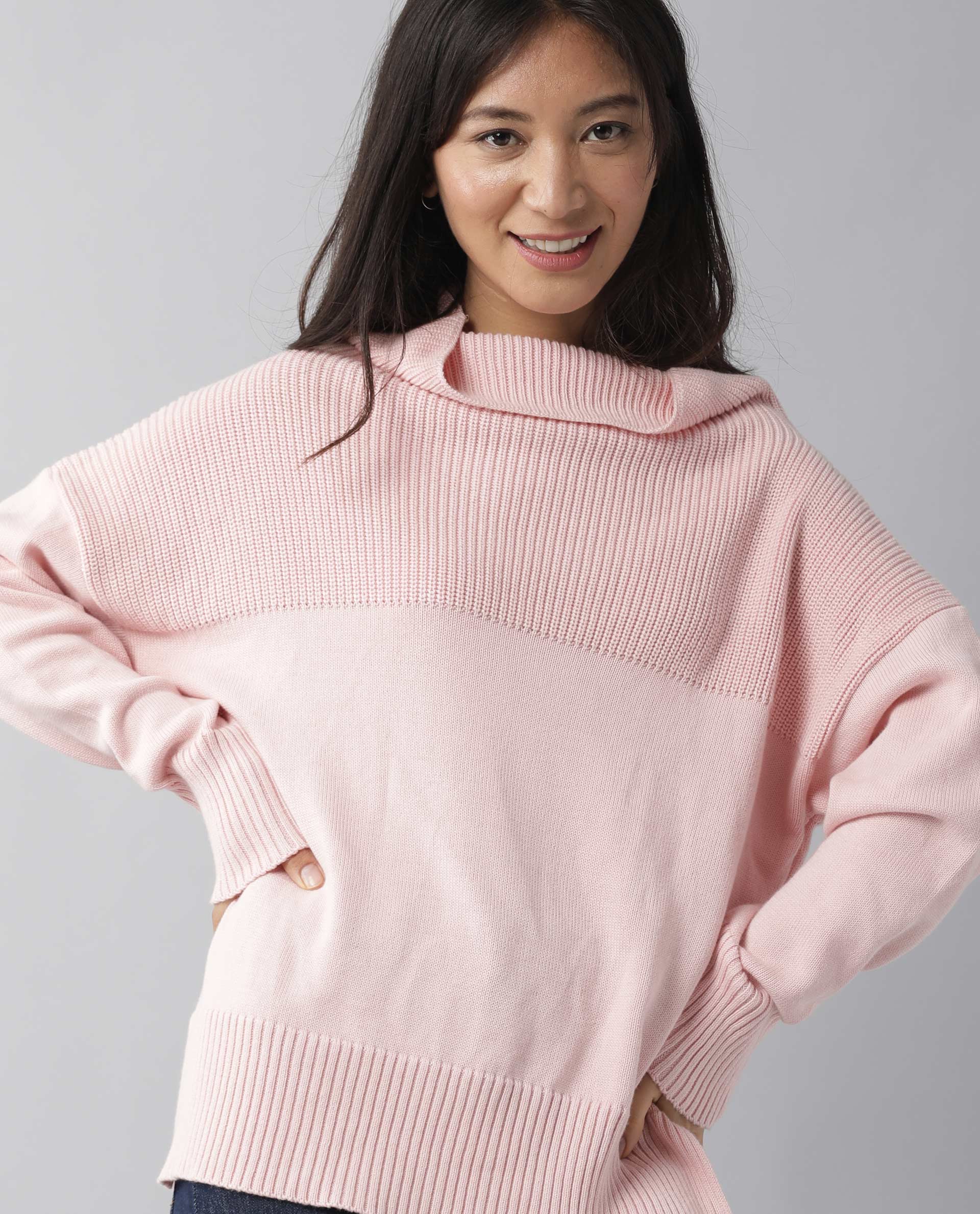 Rareism Women Skyline Pink Top Full Sleeves - Image 8