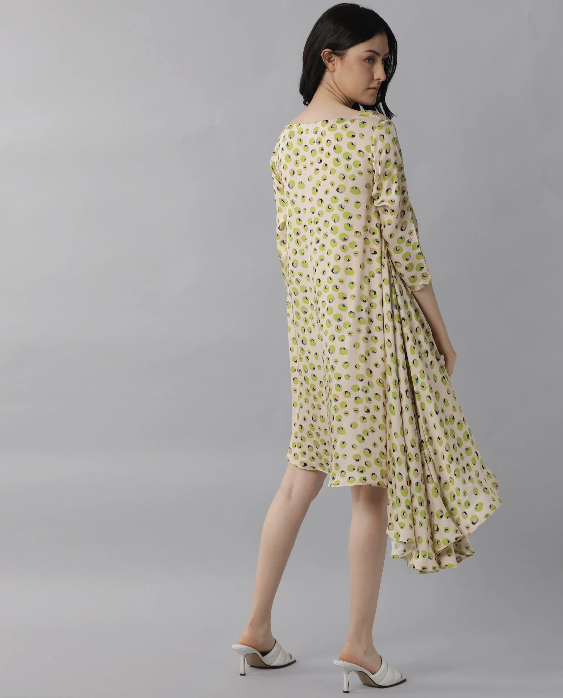Rareism Women's Slang Beige Dress - Image 6