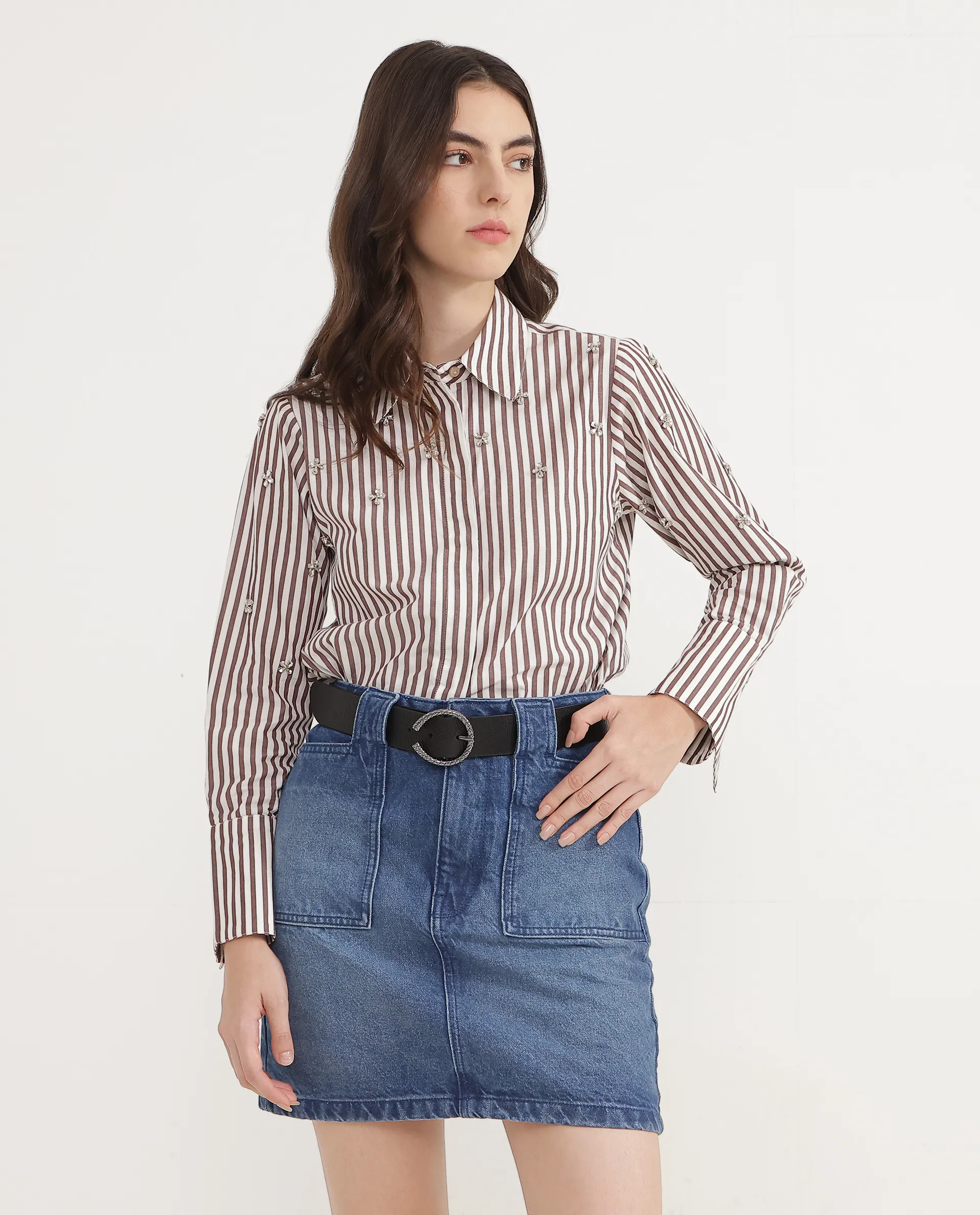 Rareism Women Slate Black Belt - Image 5