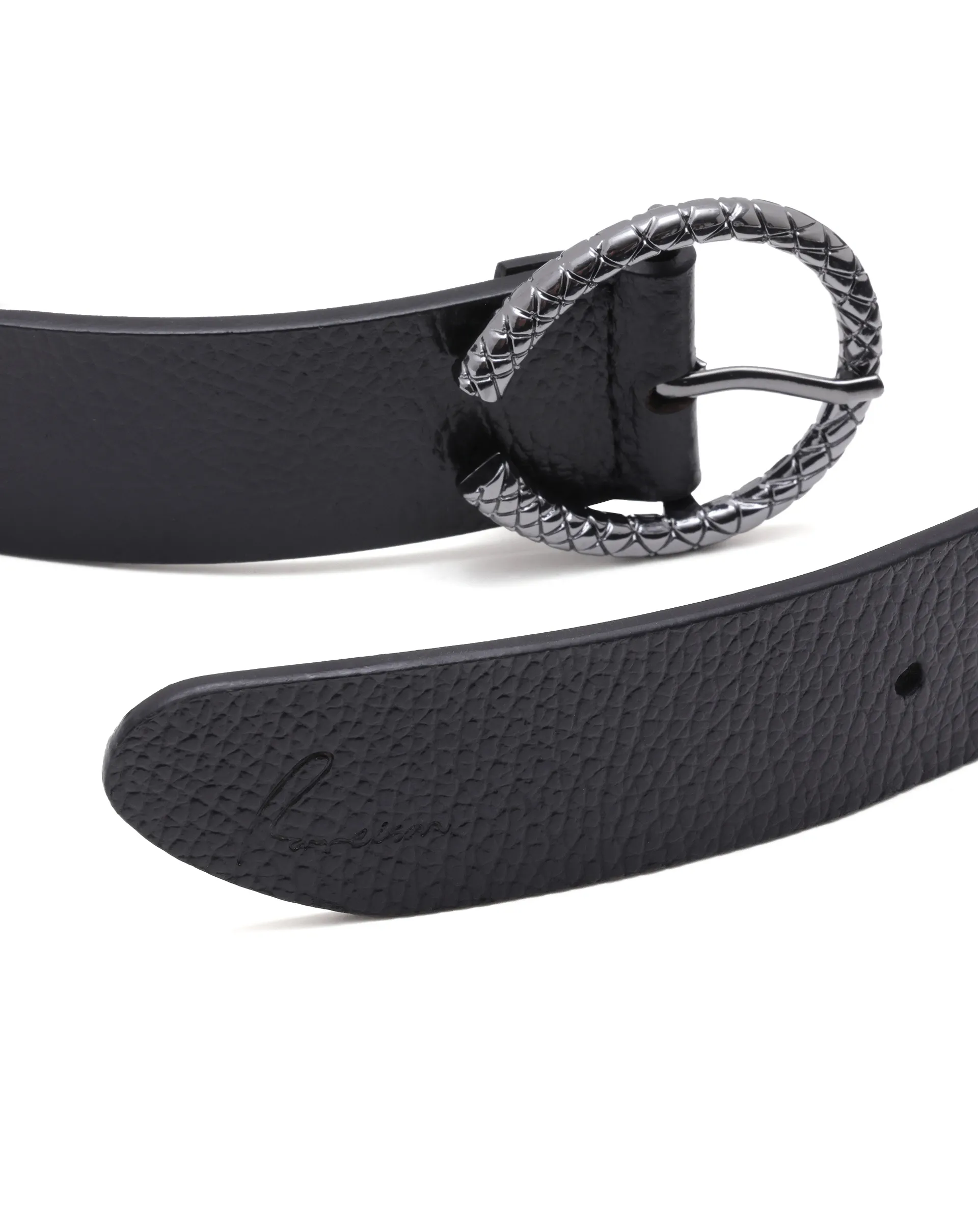 Rareism Women Slate Black Belt - Image 9