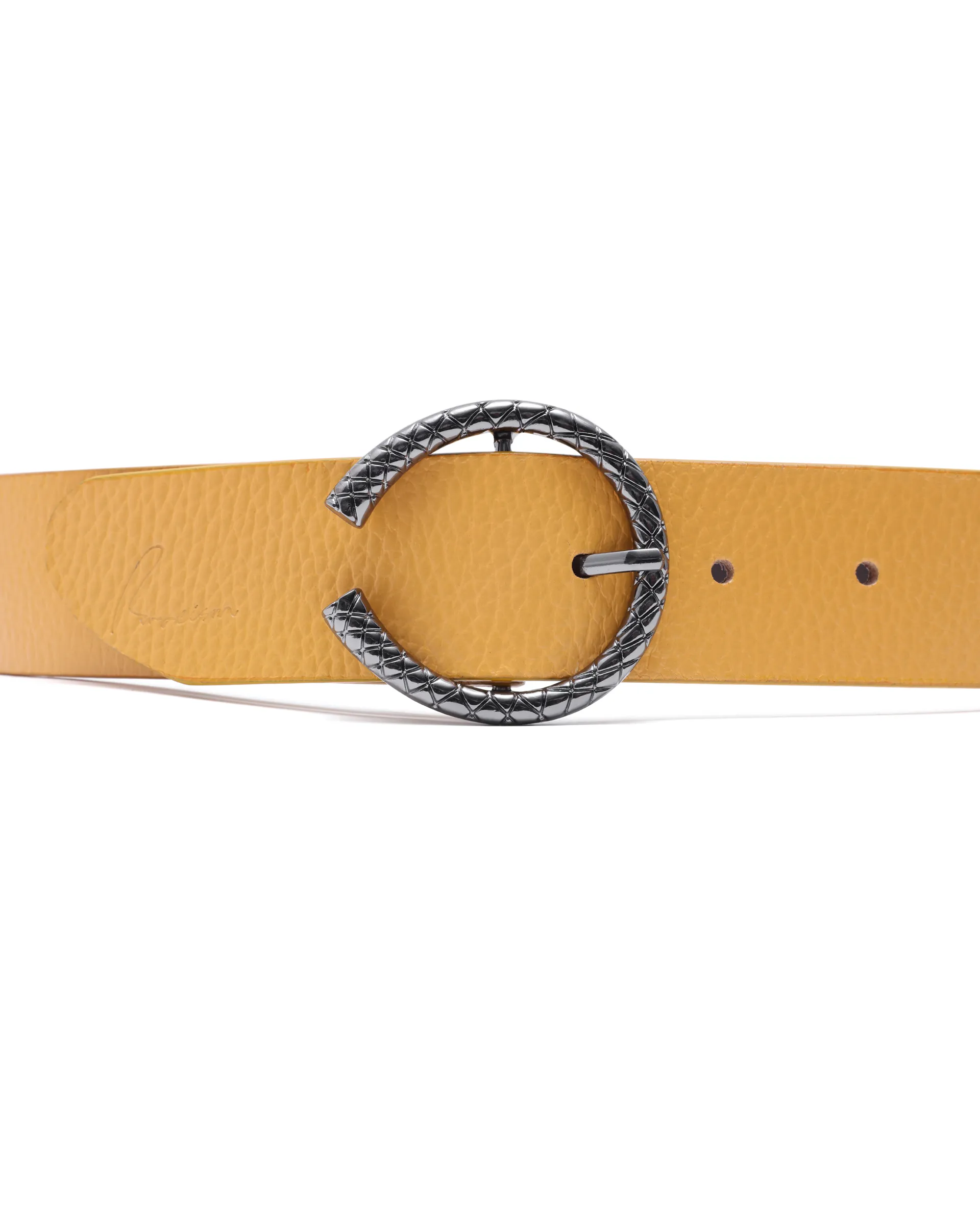 Rareism Women Slate Mustard Belt - Image 3