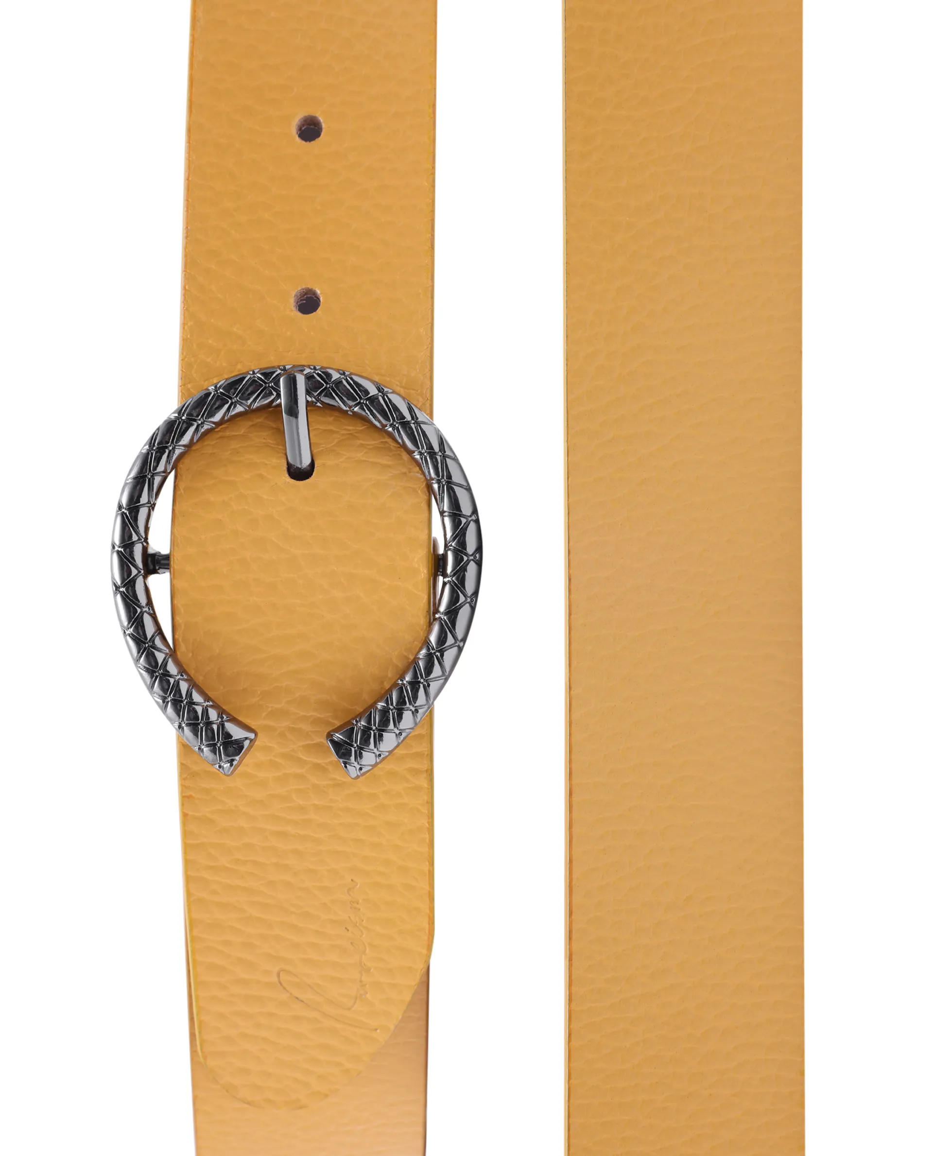 Rareism Women Slate Mustard Belt - Image 4