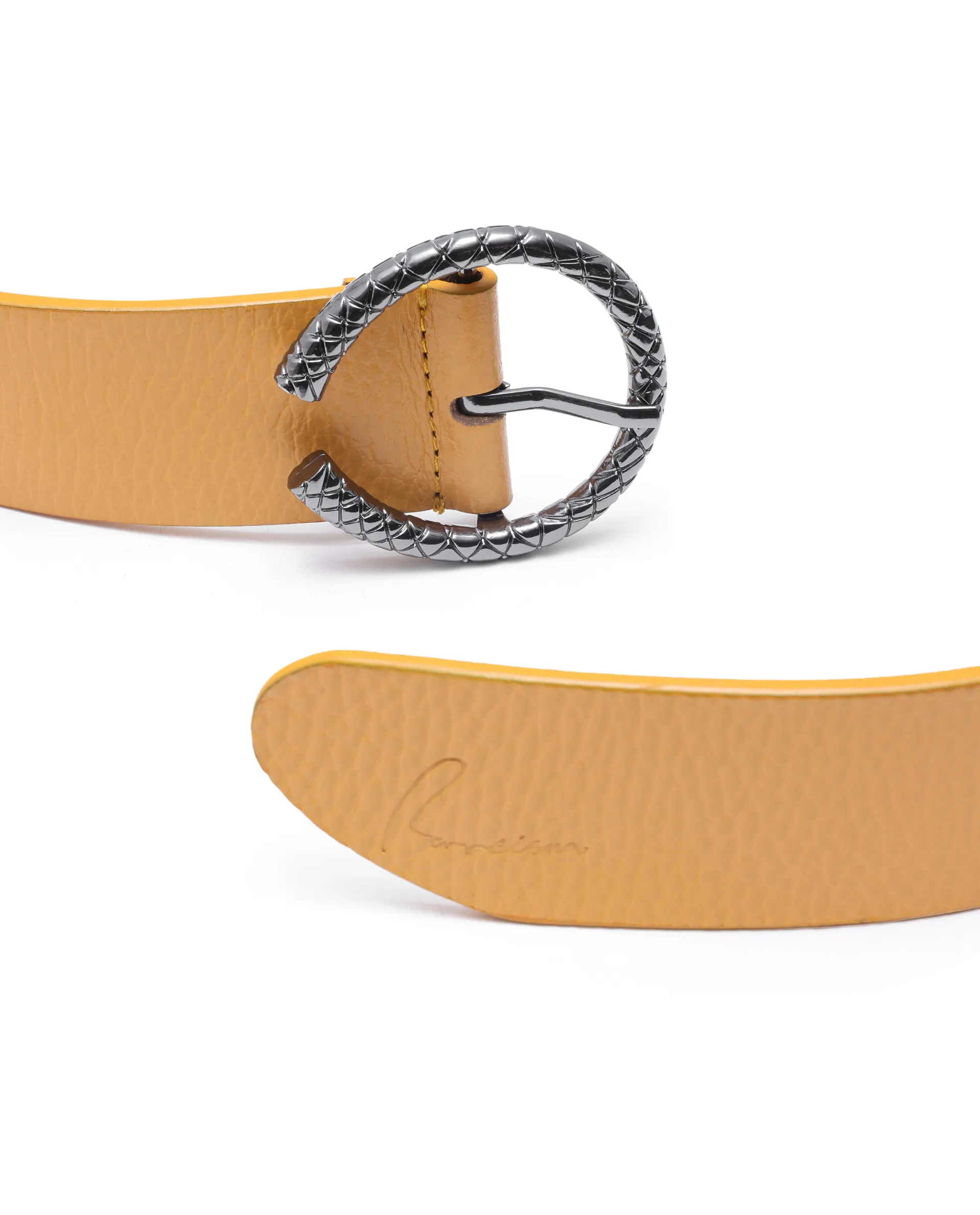 Rareism Women Slate Mustard Belt - Image 6