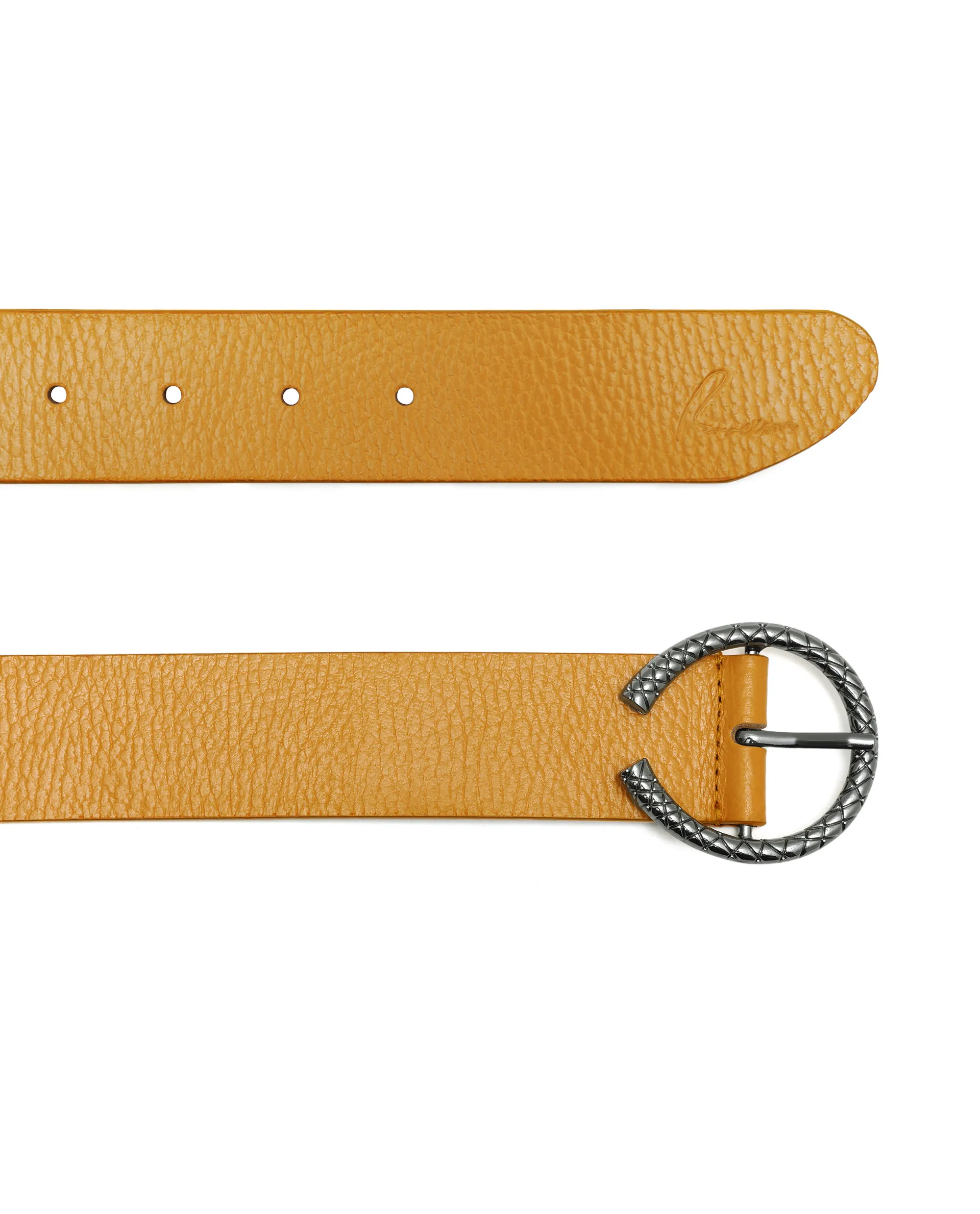 Rareism Women Slate Mustard Belt - Image 8