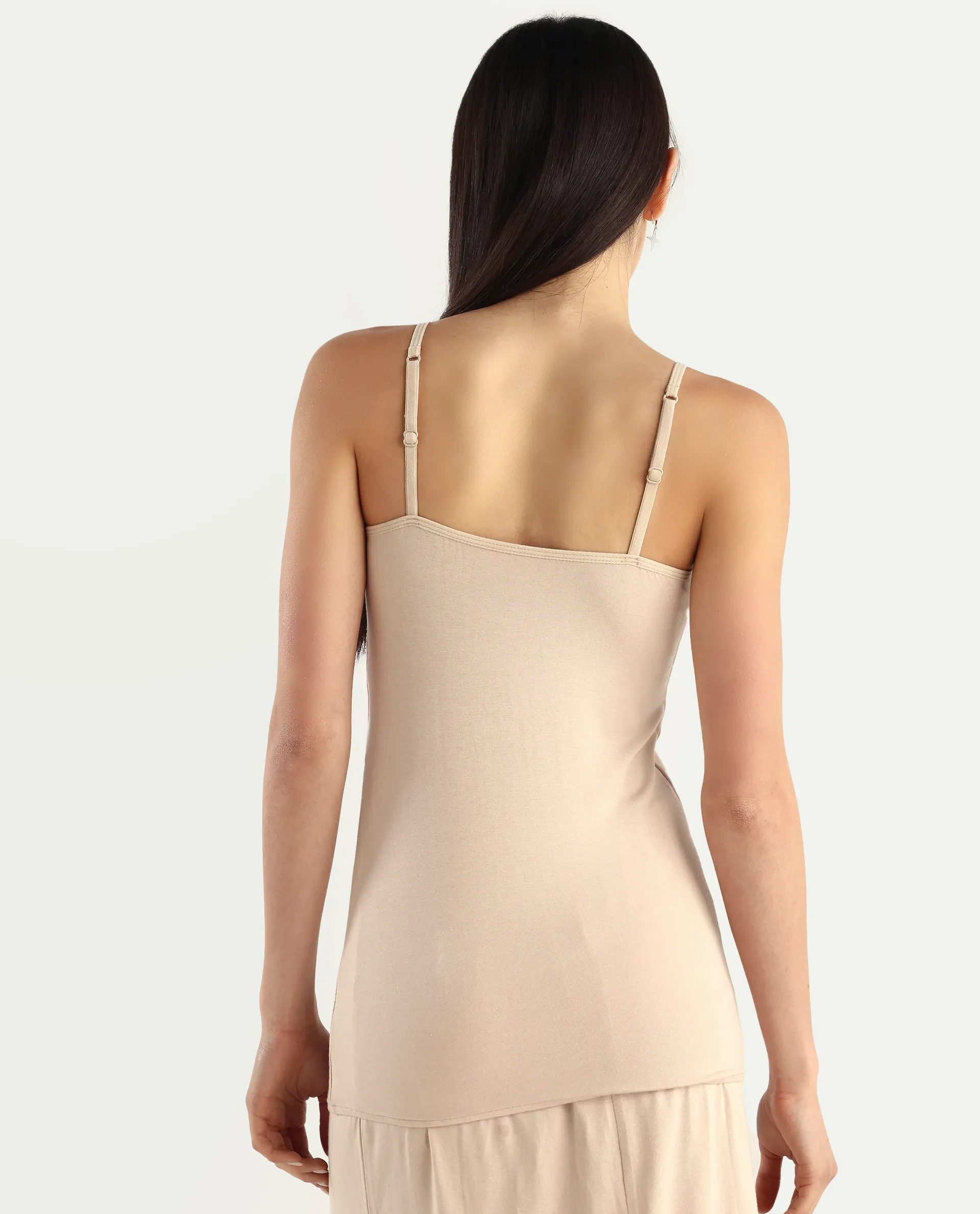Rareism Women's Slipon Beige Shoulder Strap Plain Shoulder Strap Regular Fit Inner Wear - Image 7
