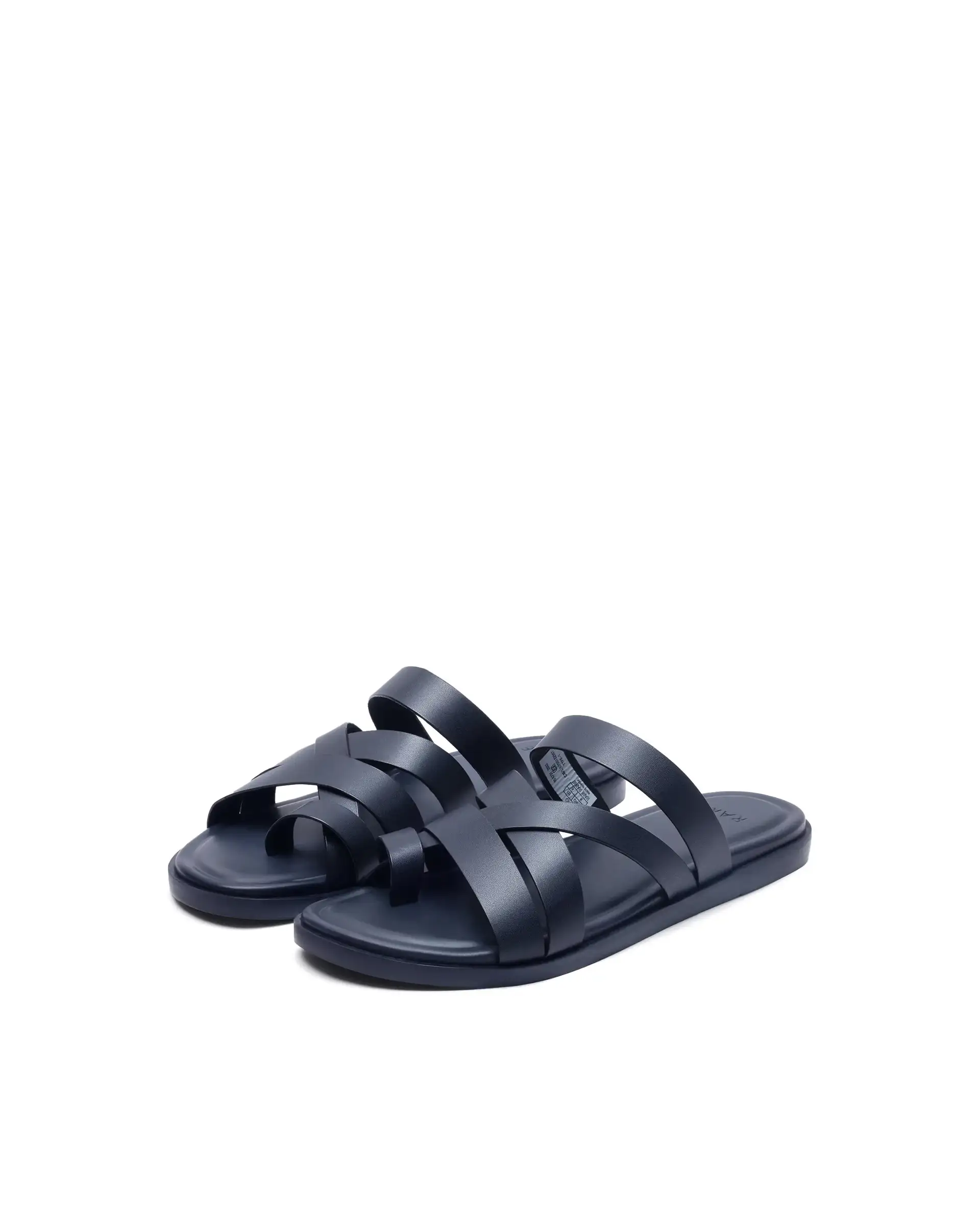 Rare Rabbit Men Soho Navy Slip-On Closure Sandal - Image 3