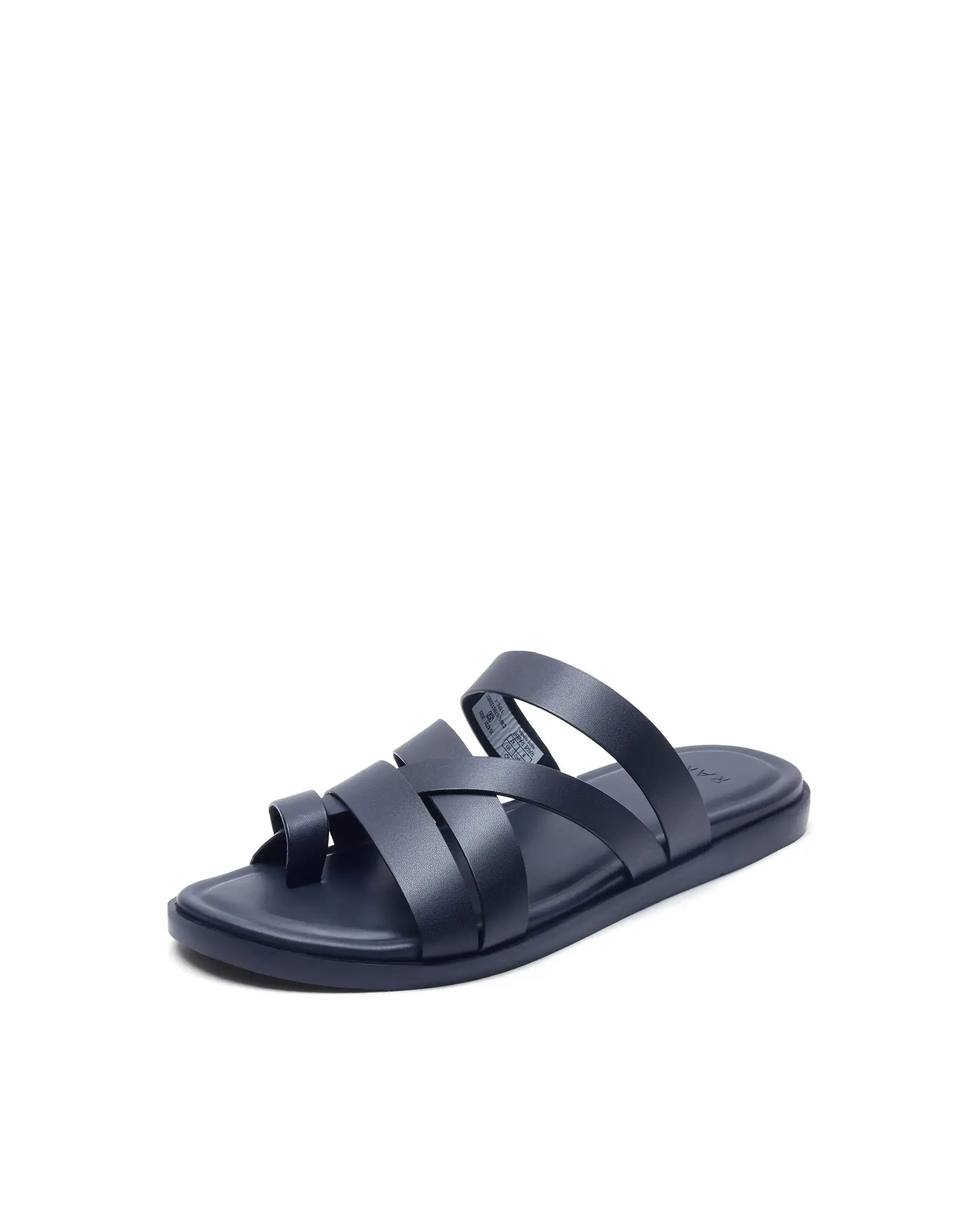 Rare Rabbit Men Soho Navy Slip-On Closure Sandal - Image 5