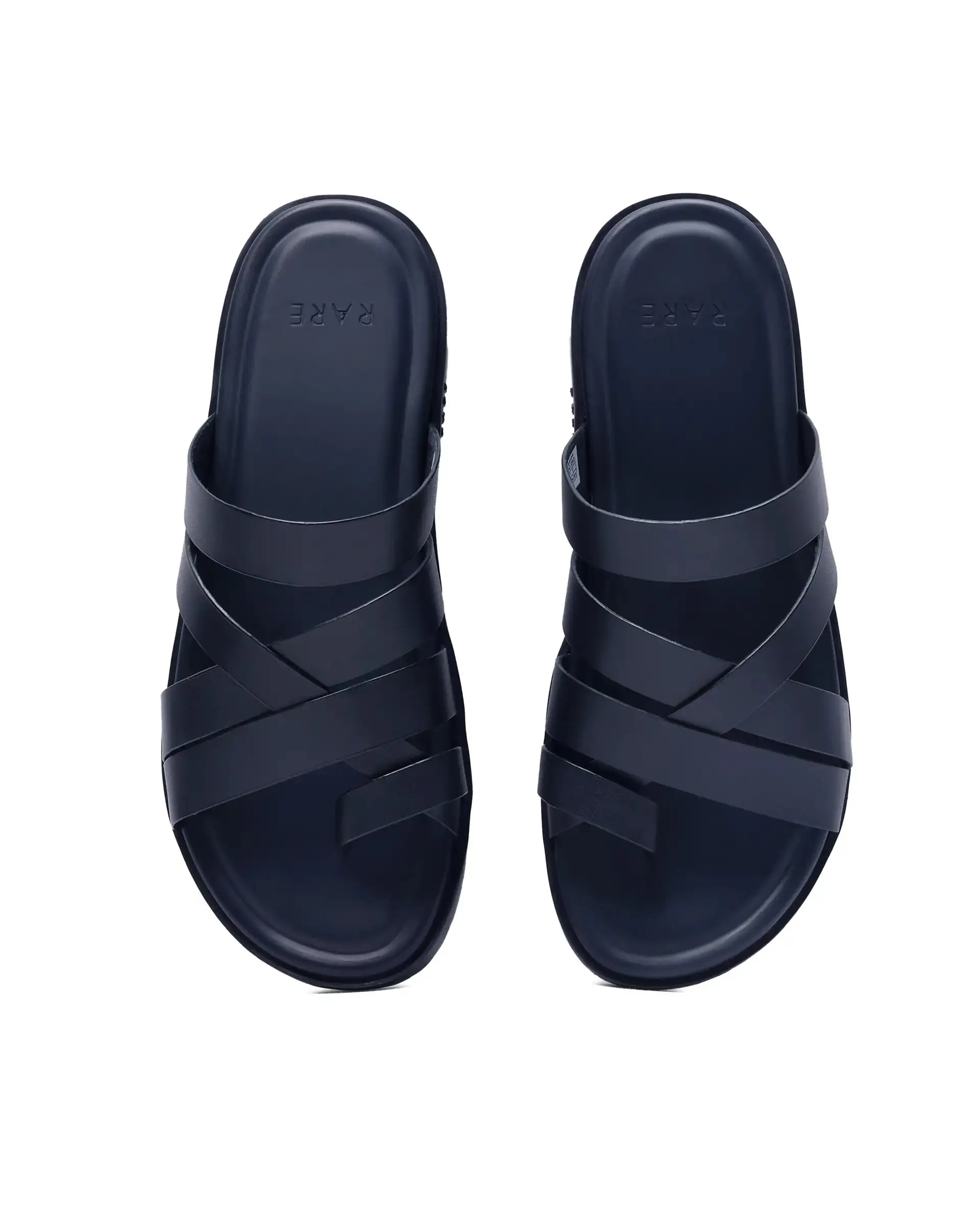 Rare Rabbit Men Soho Navy Slip-On Closure Sandal - Image 8