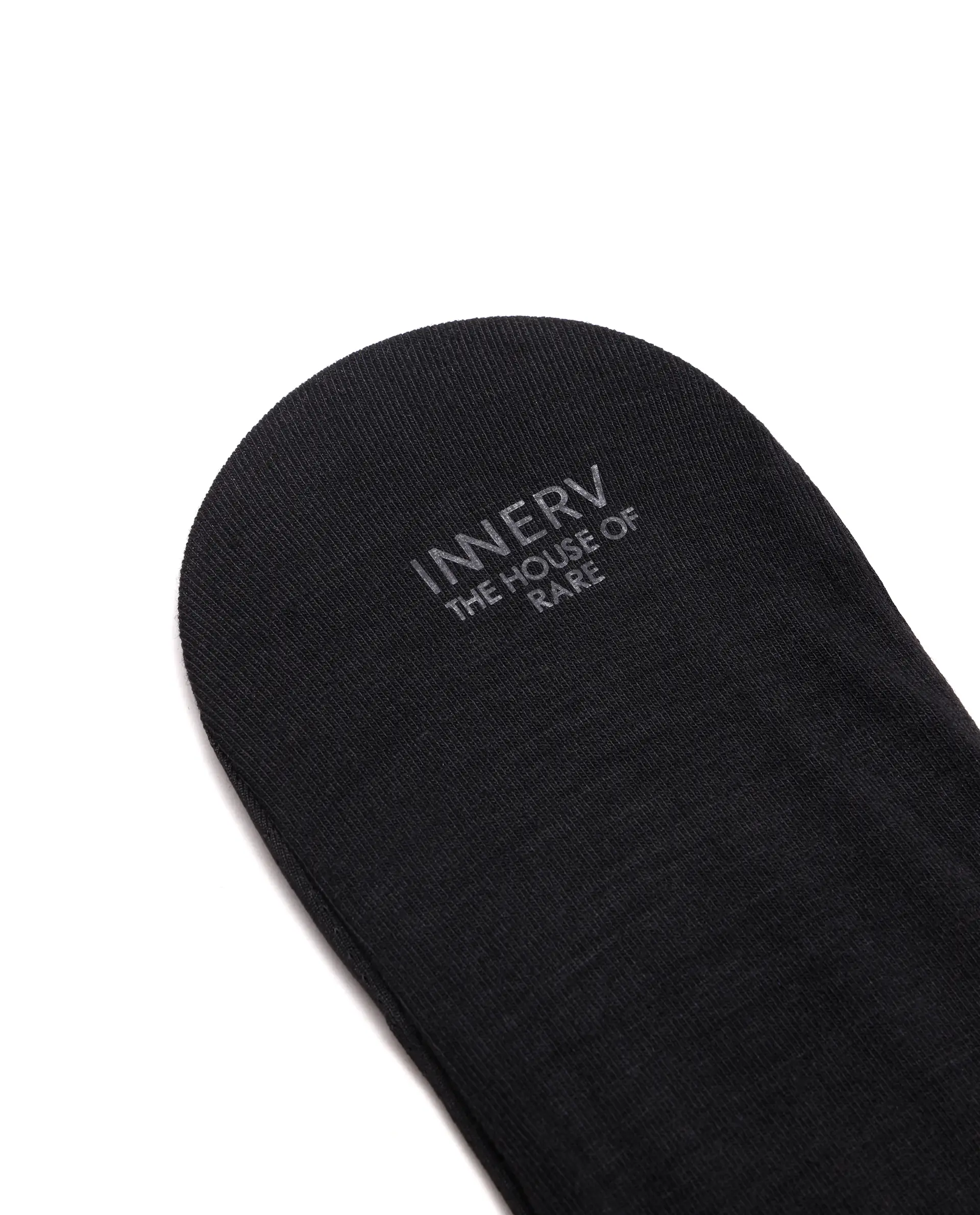 Rare Rabbit Men's Sok Black Cotton Blend Fabric Socks - Image 2
