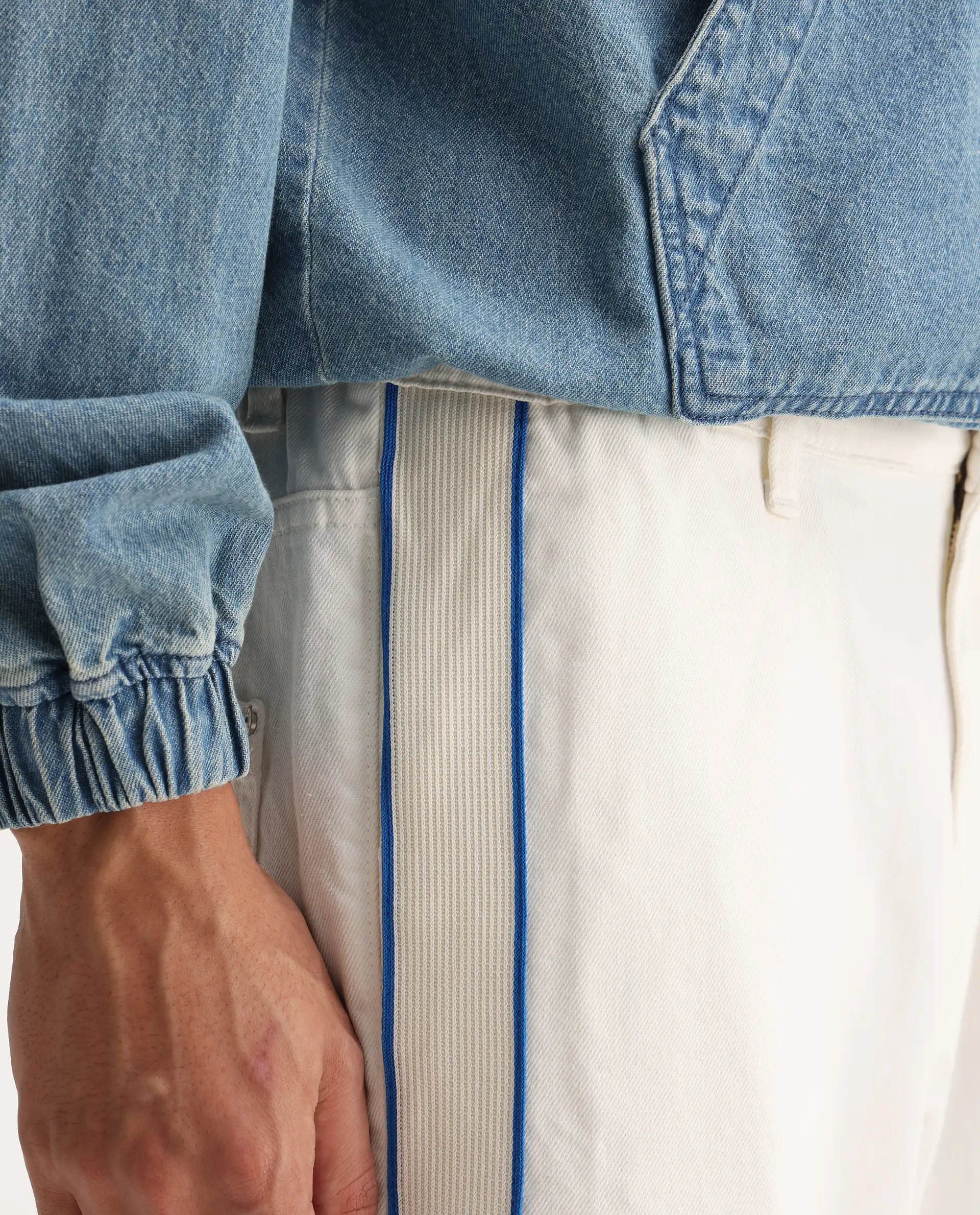 Rare Rabbit Men's Cotton Plain Baggy Fit Jeans - Image 7