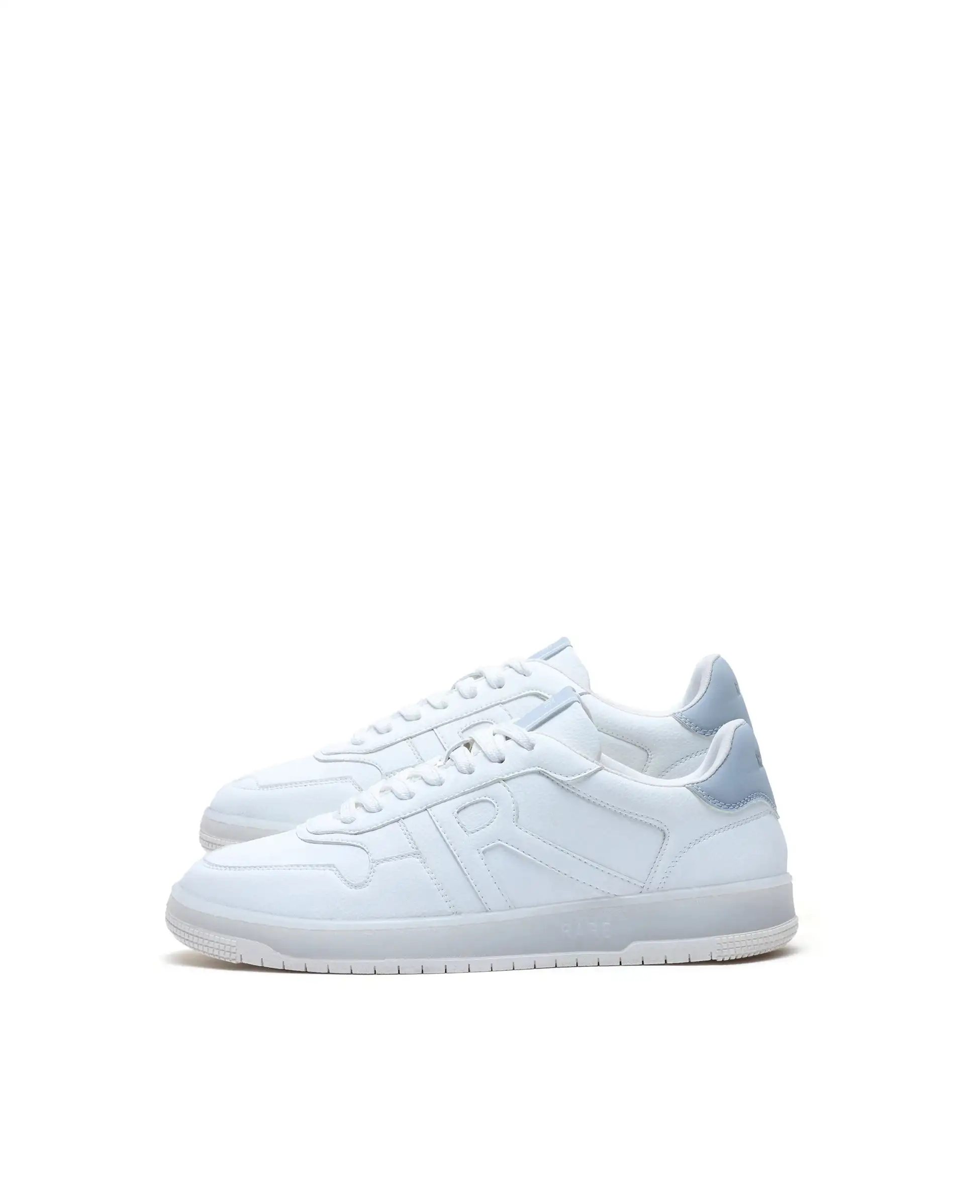 Rare Rabbit Men's Solara White Lace-Up Closure Micro Leather Sneaker - Image 5