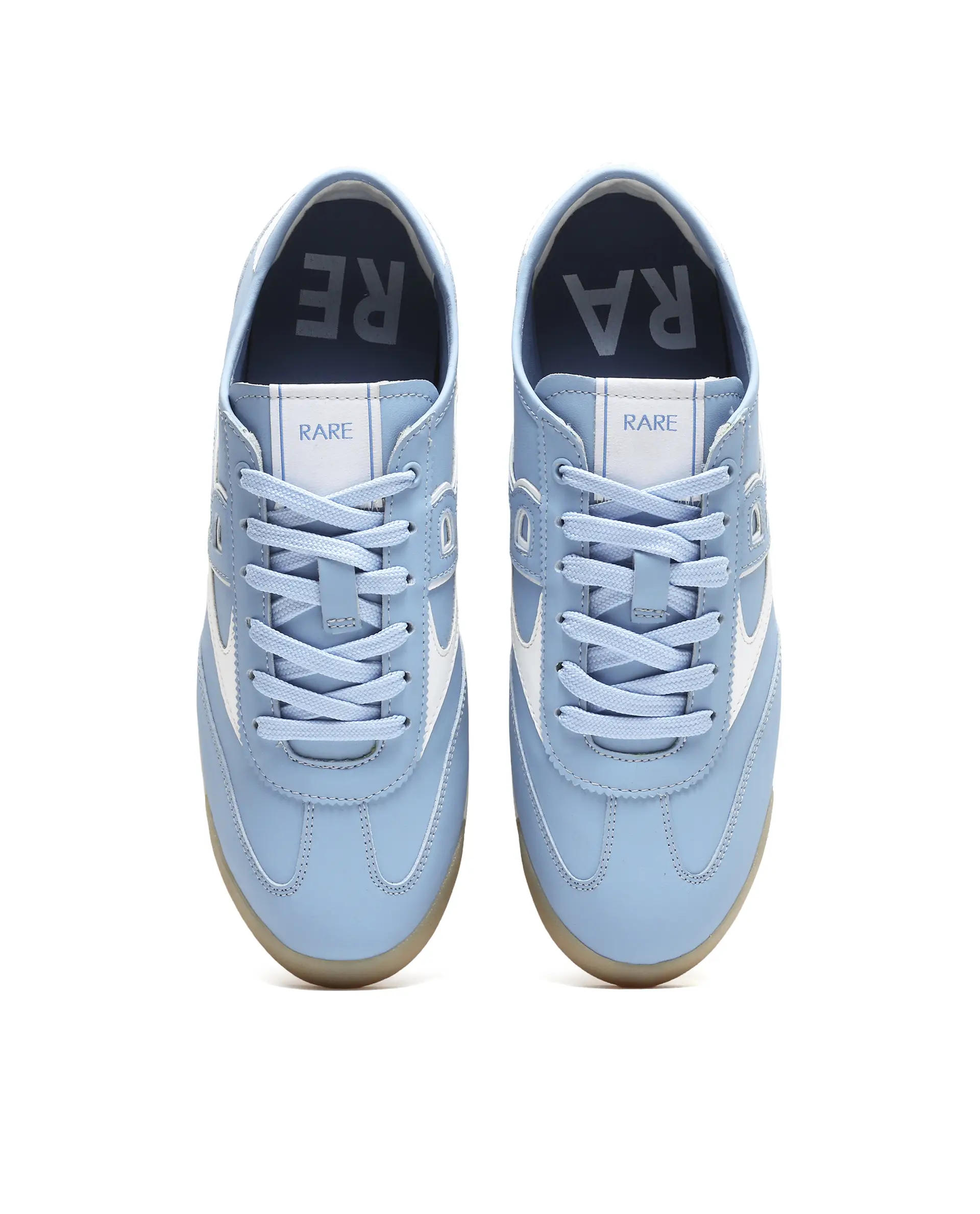 Rare Rabbit Men's Sozo Blue Micro Fiber Leather Sneaker - Image 4