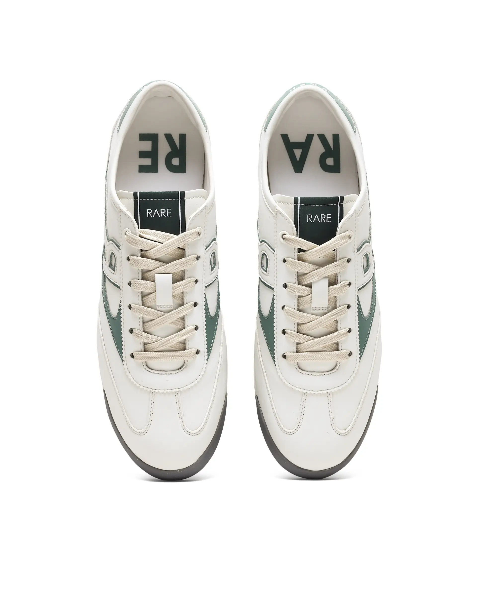 Rare Rabbit Men's Sozo Green Micro Fiber Leather Sneaker - Image 2