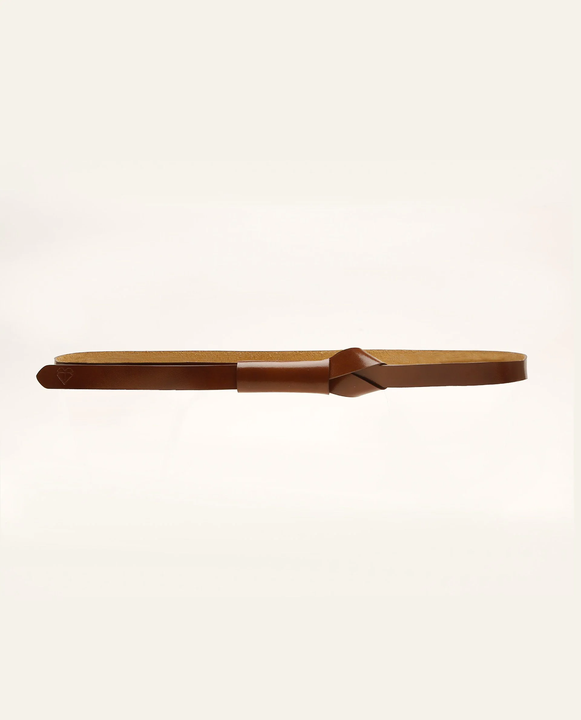Spainish-Womens Leather Belt -Tan - Image 3