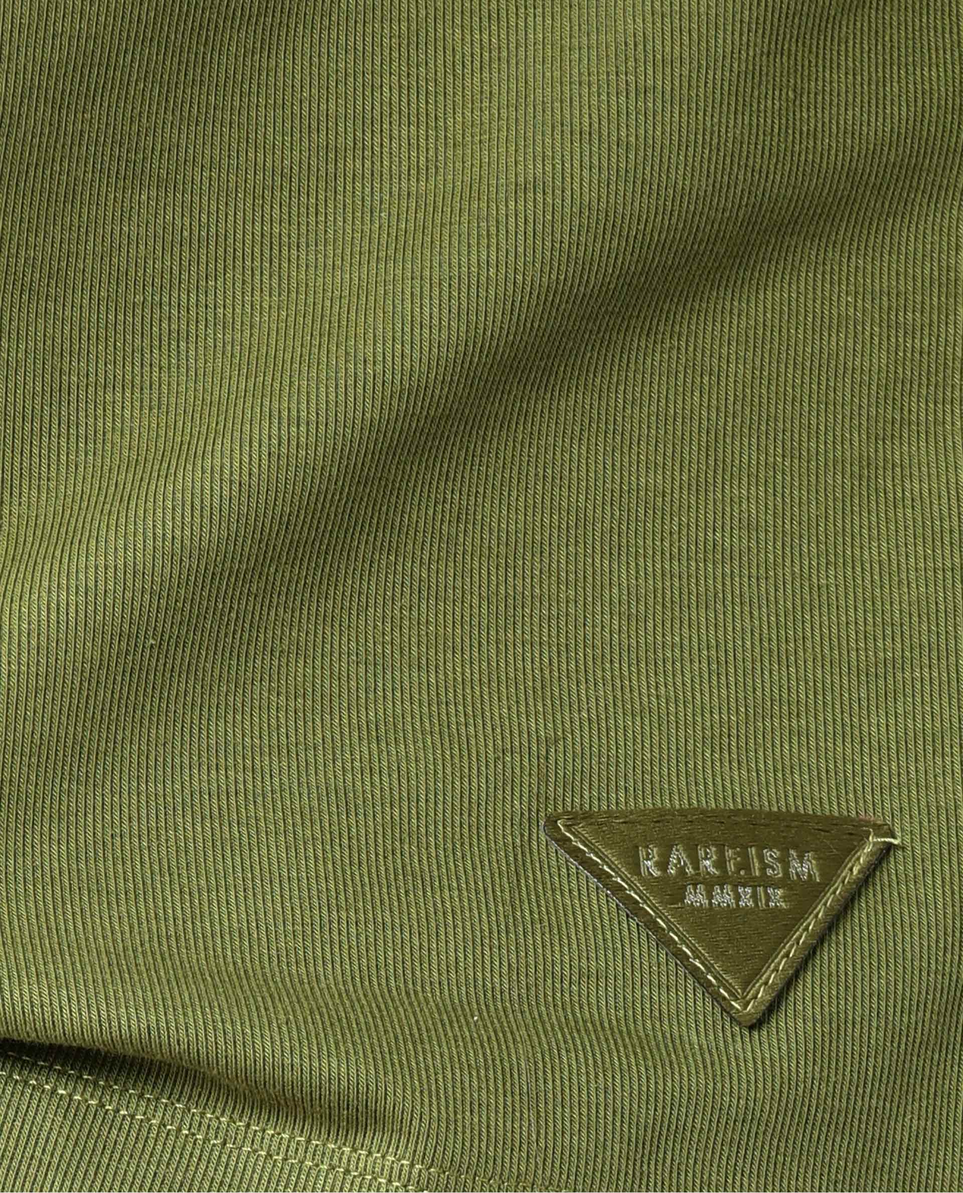 Rareism Women Spinny Olive T-Shirt Full Sleeves - Image 11