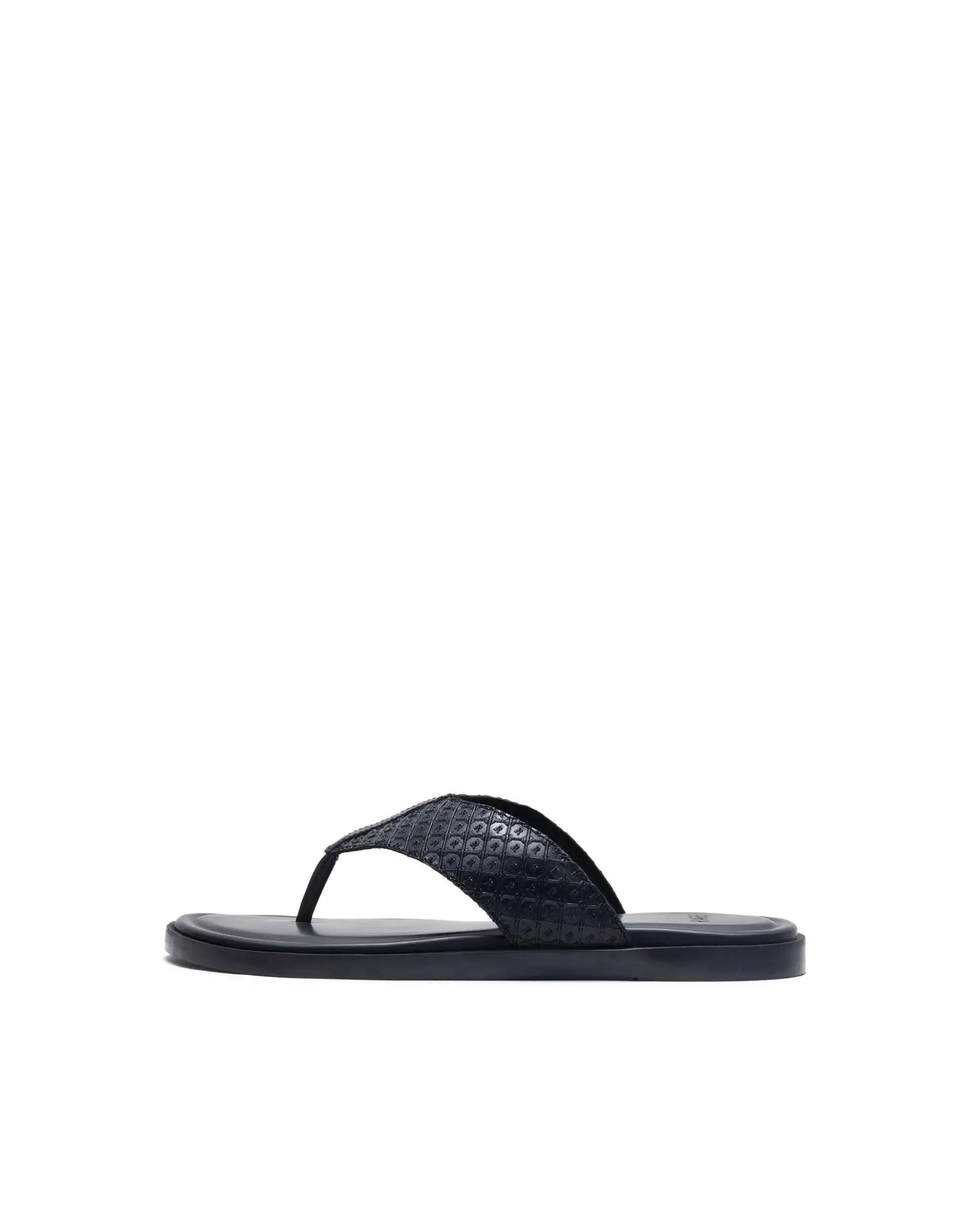 Rare Rabbit Men's Starry Black Slip-On Closure Sandal - Image 8