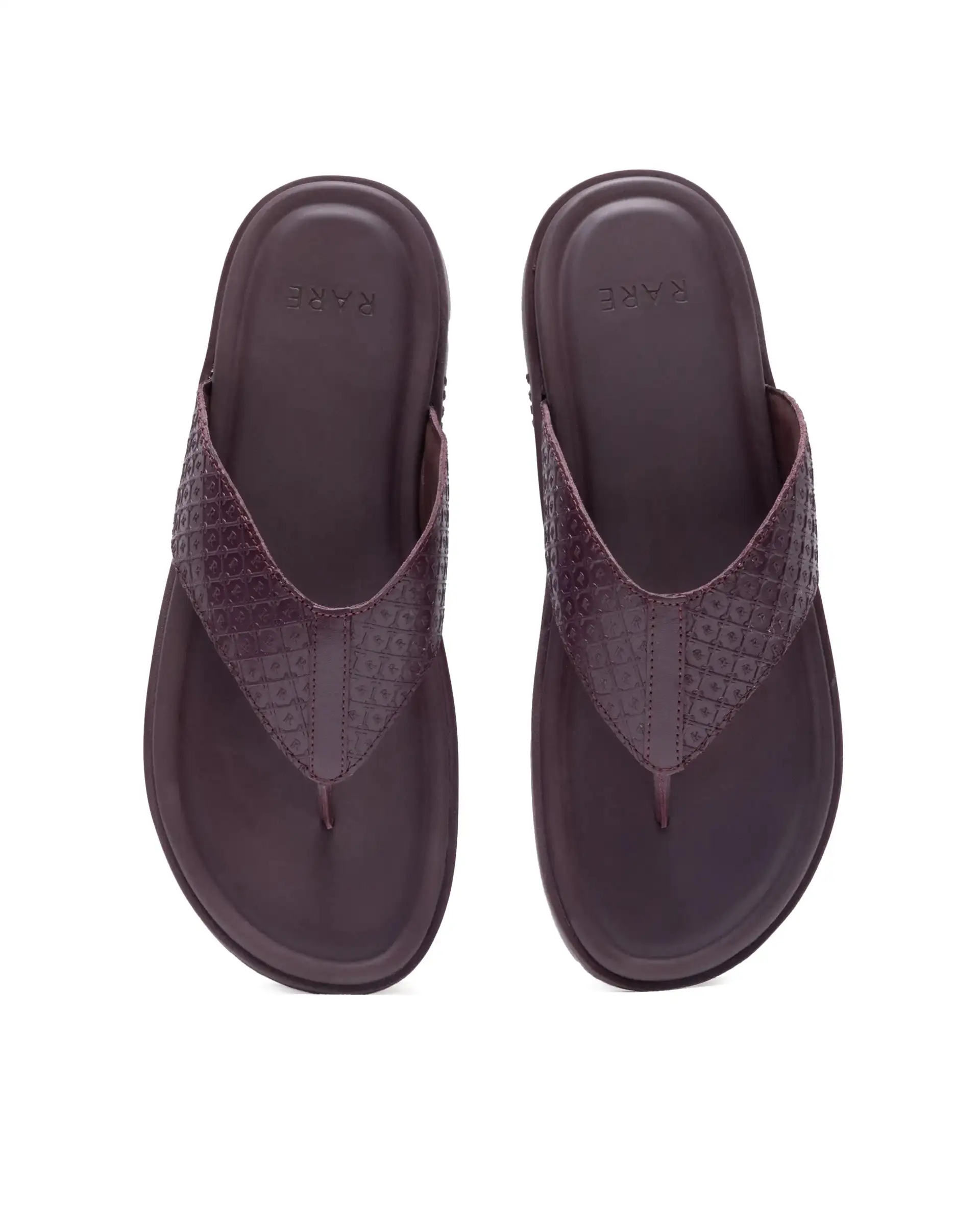 Rare Rabbit Men's Starry Bordo Slip-On Closure Sandal - Image 4