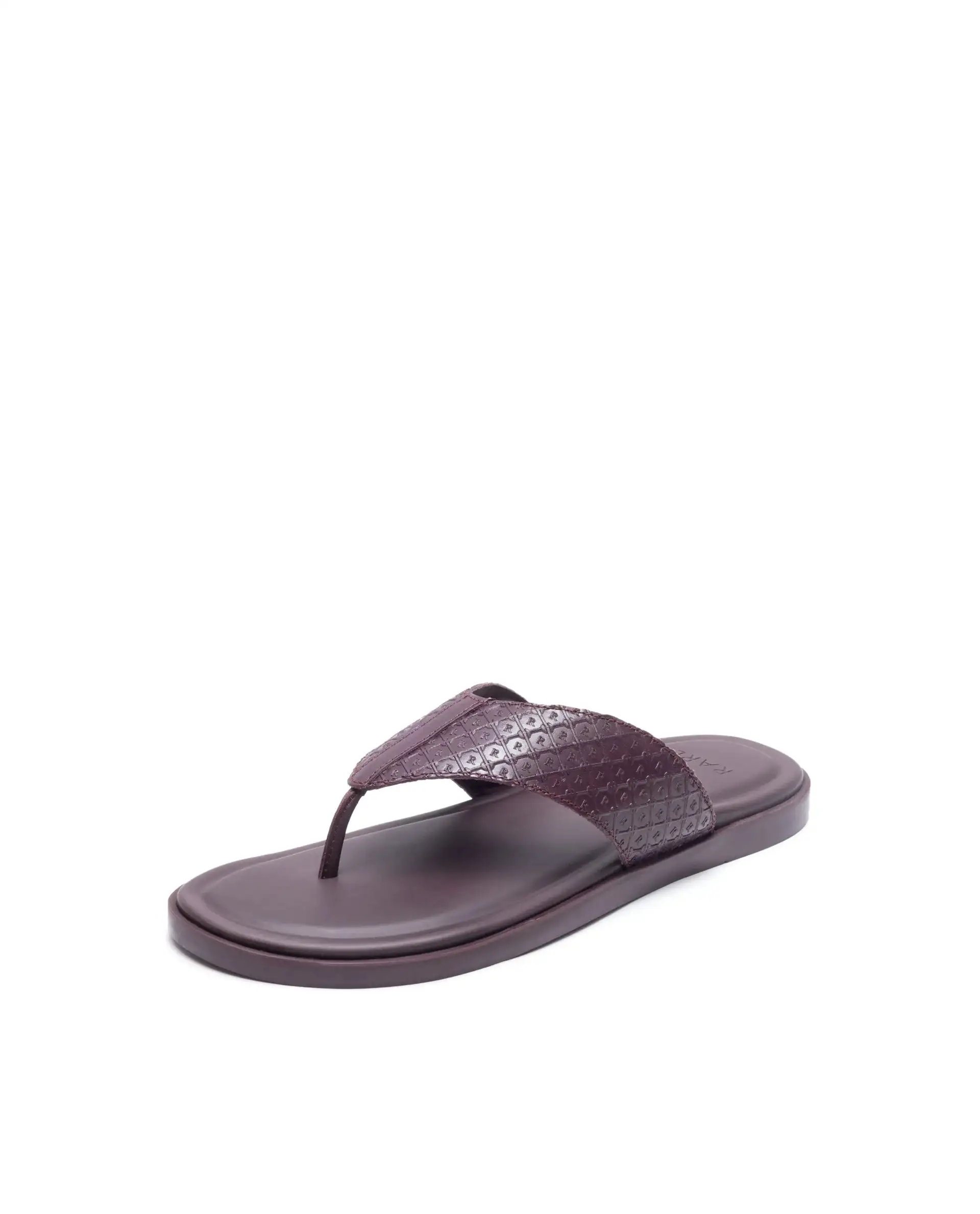 Rare Rabbit Men's Starry Bordo Slip-On Closure Sandal - Image 7