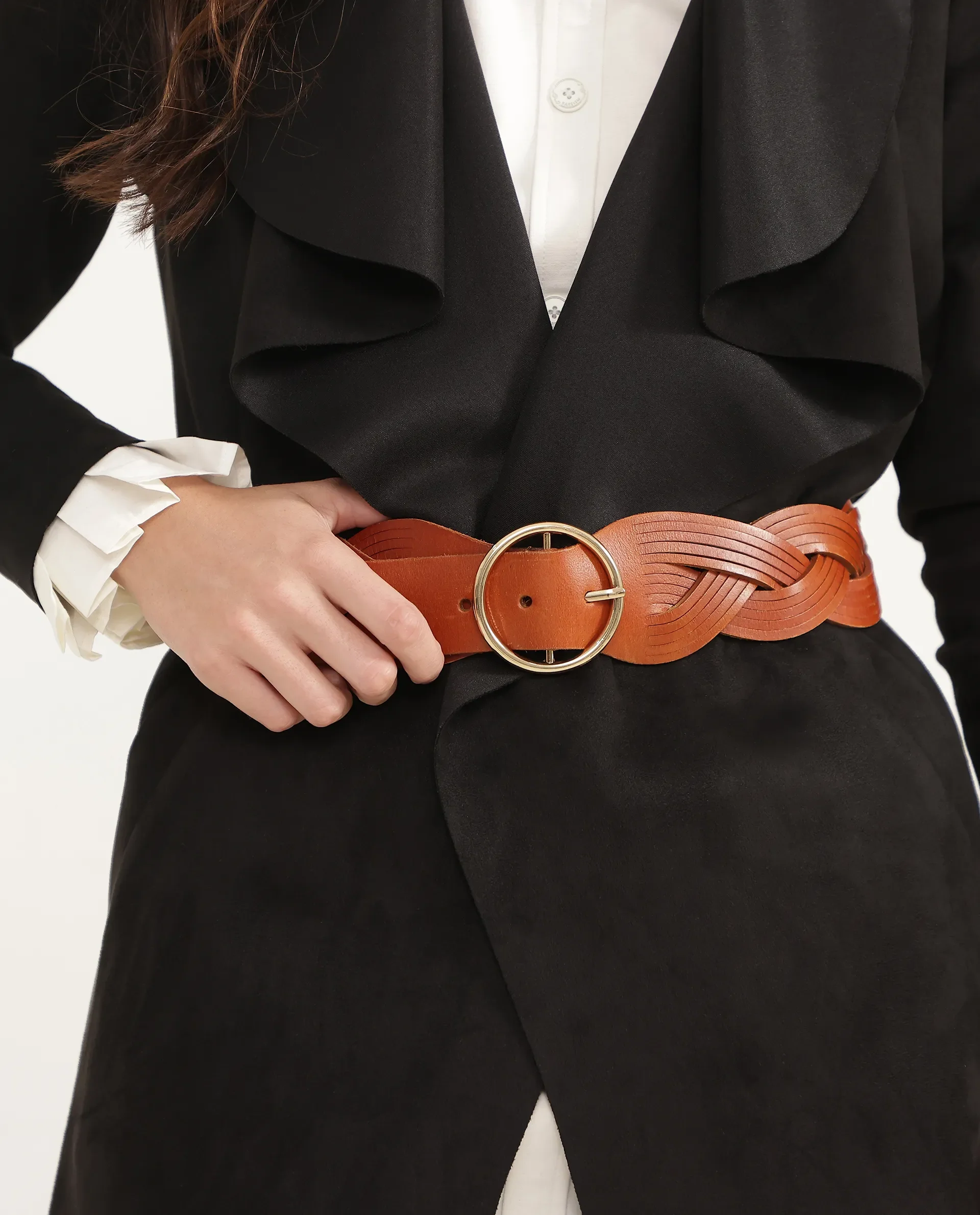 Rareism Women Sterling Tan Belt