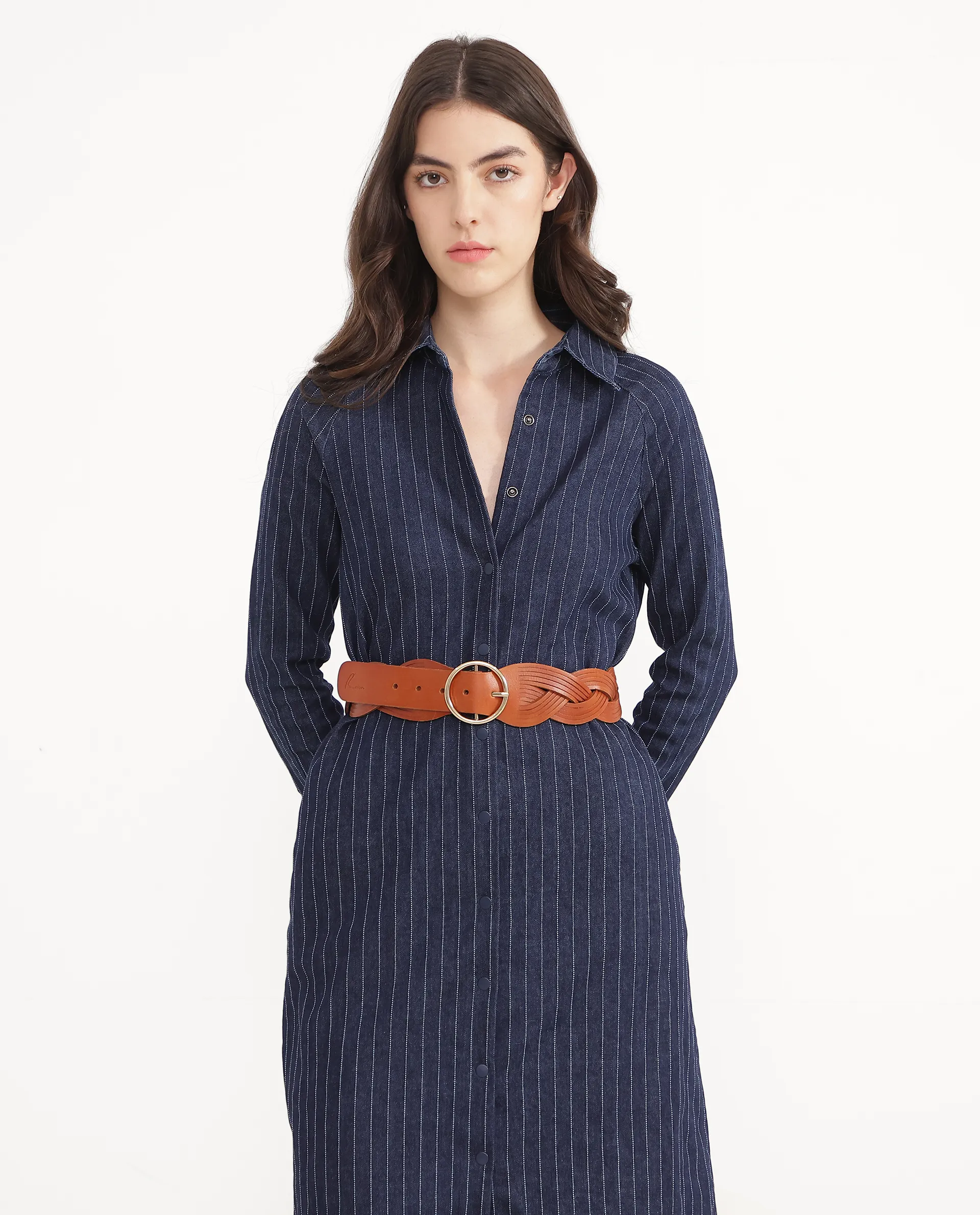 Rareism Women Sterling Tan Belt - Image 5