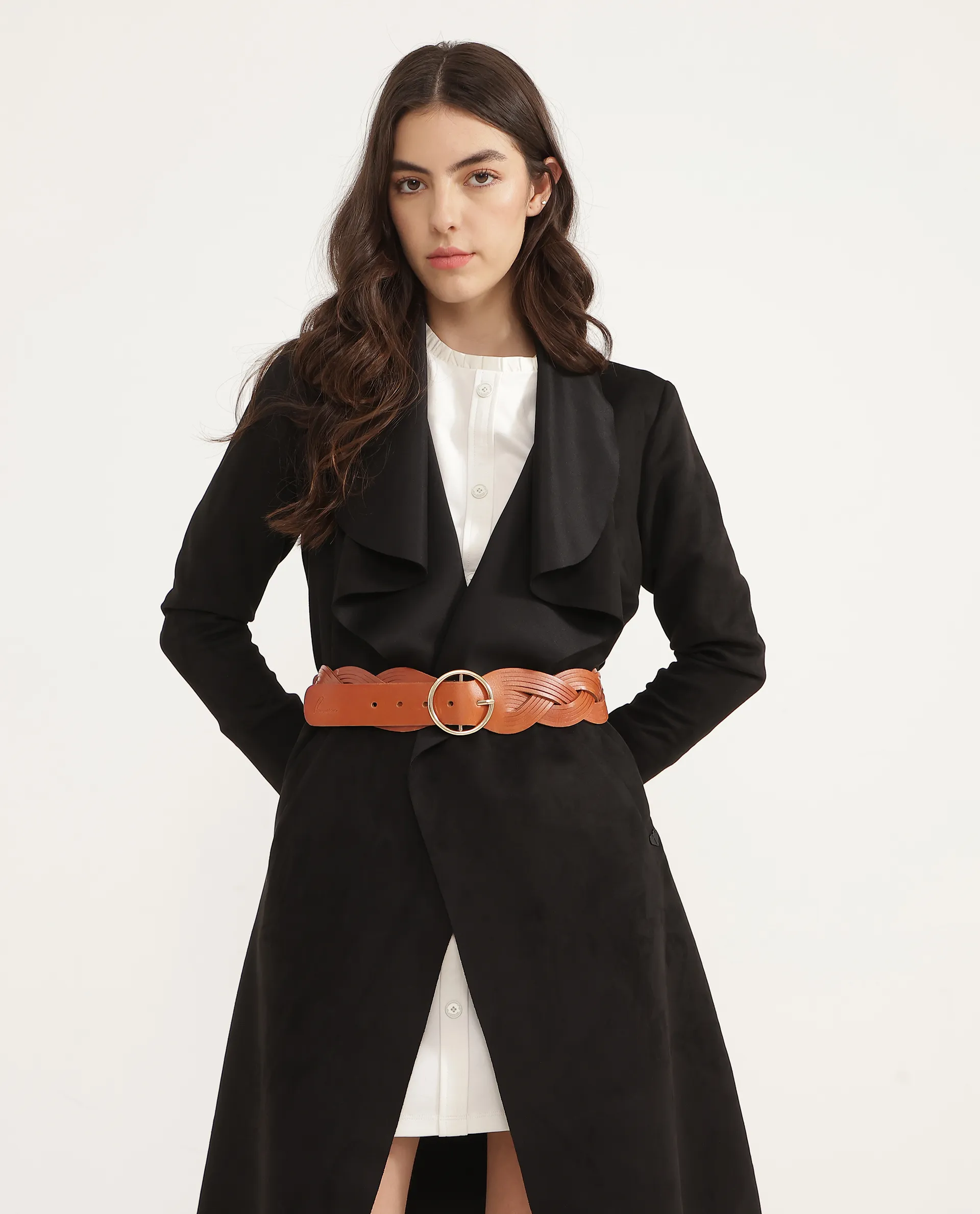 Rareism Women Sterling Tan Belt - Image 8