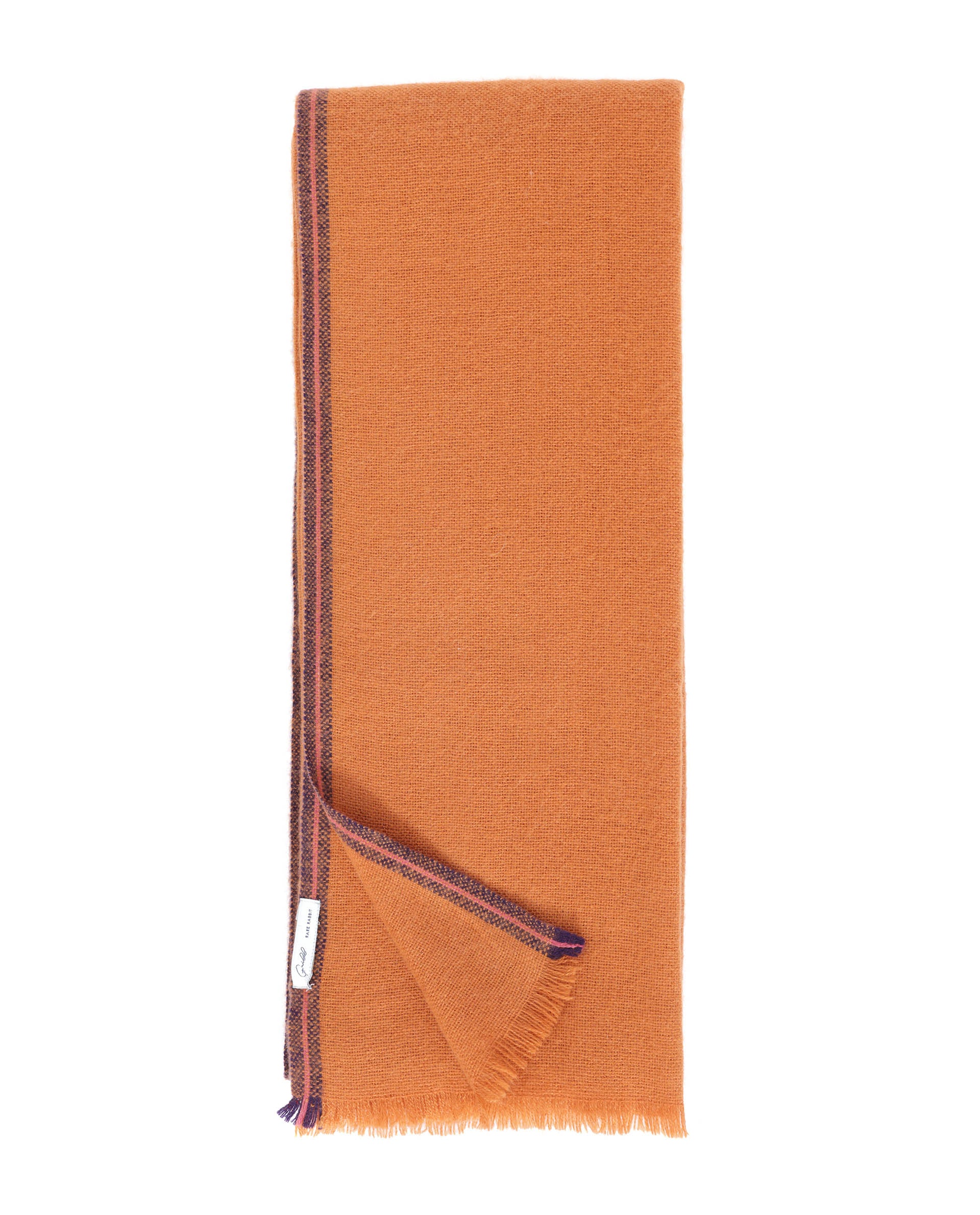 Rare Rabbit Men's Streak Mustard Scarf Solid - Image 4