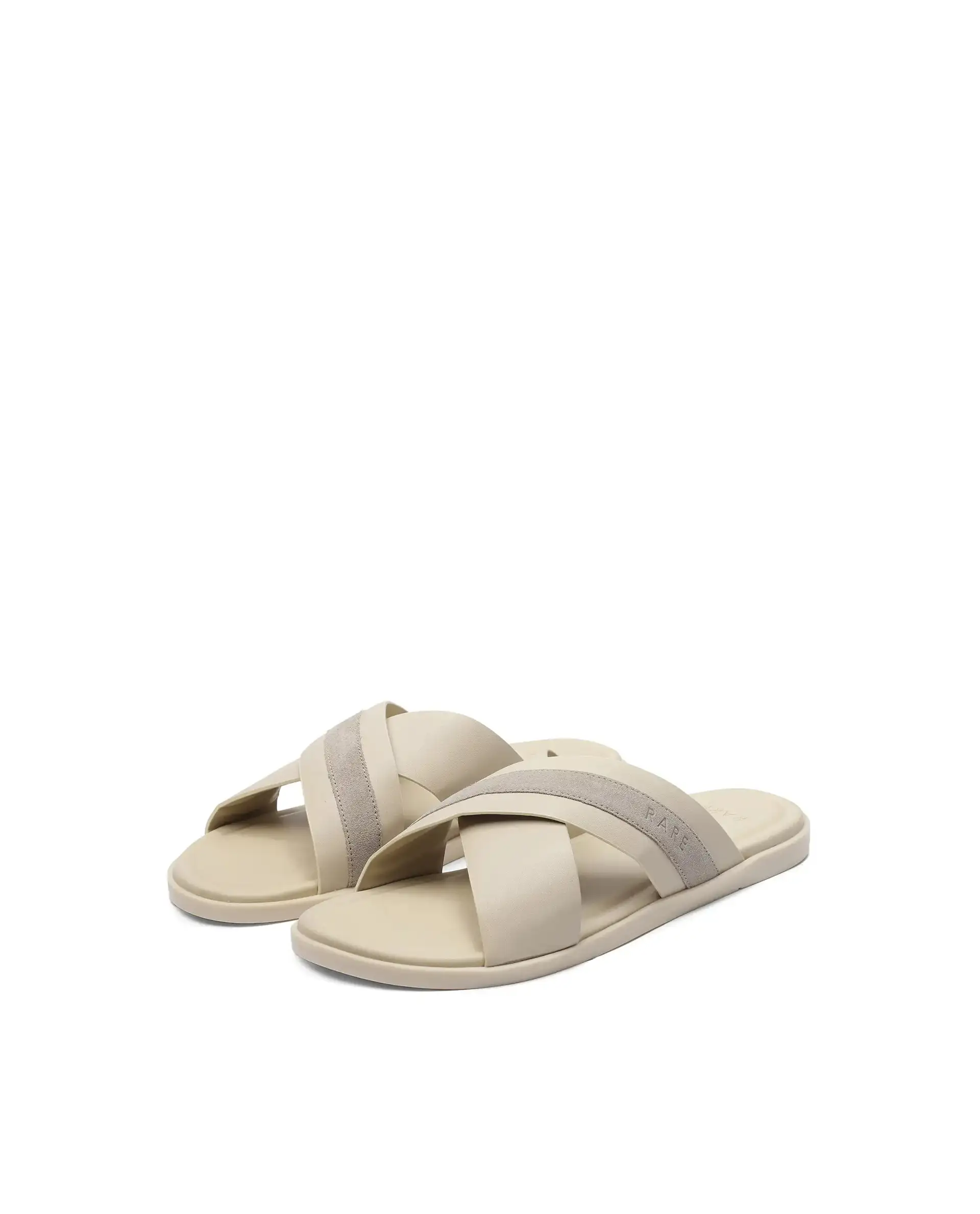 Rare Rabbit Men's Stride Beige Slip-On Closure Sandal - Image 3
