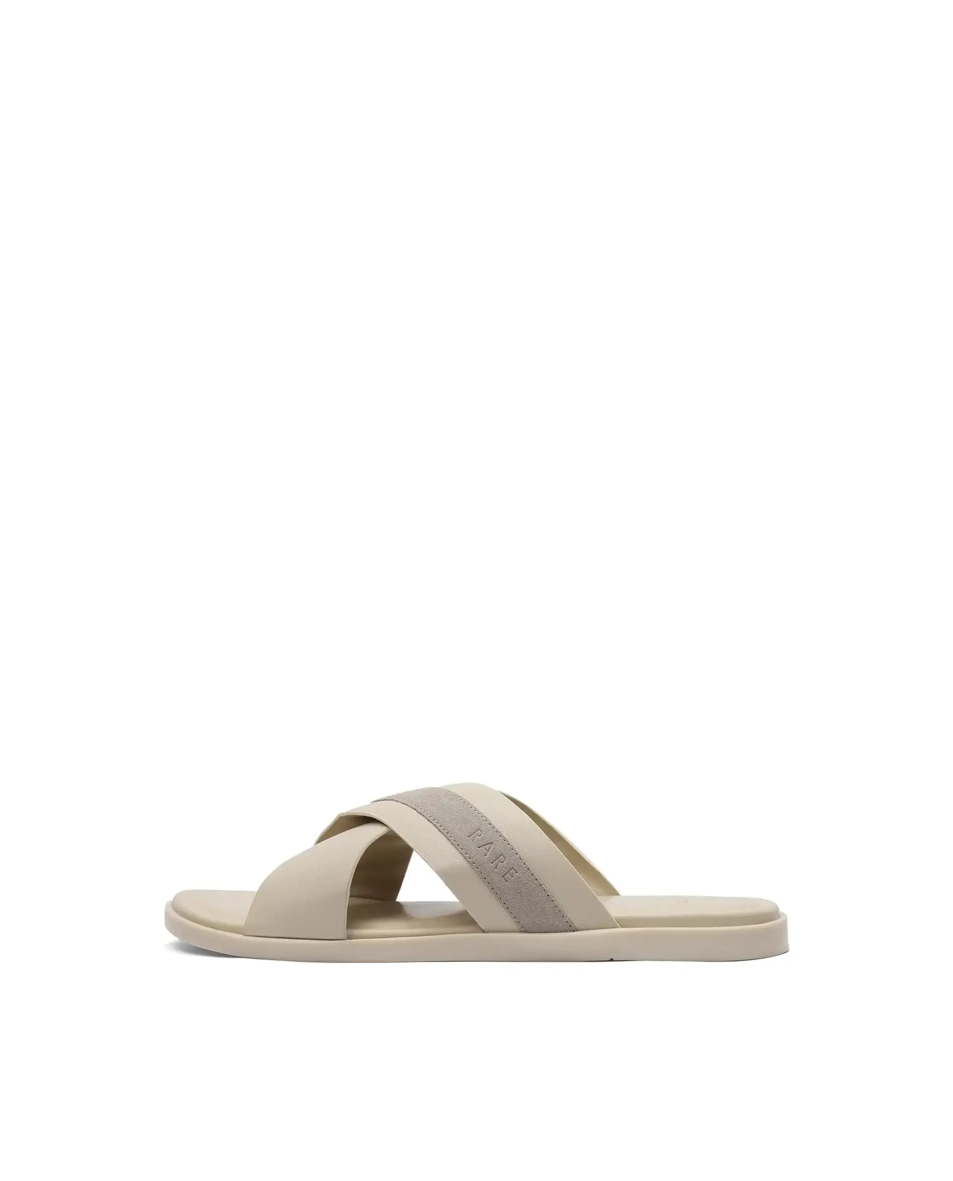 Rare Rabbit Men's Stride Beige Slip-On Closure Sandal - Image 8