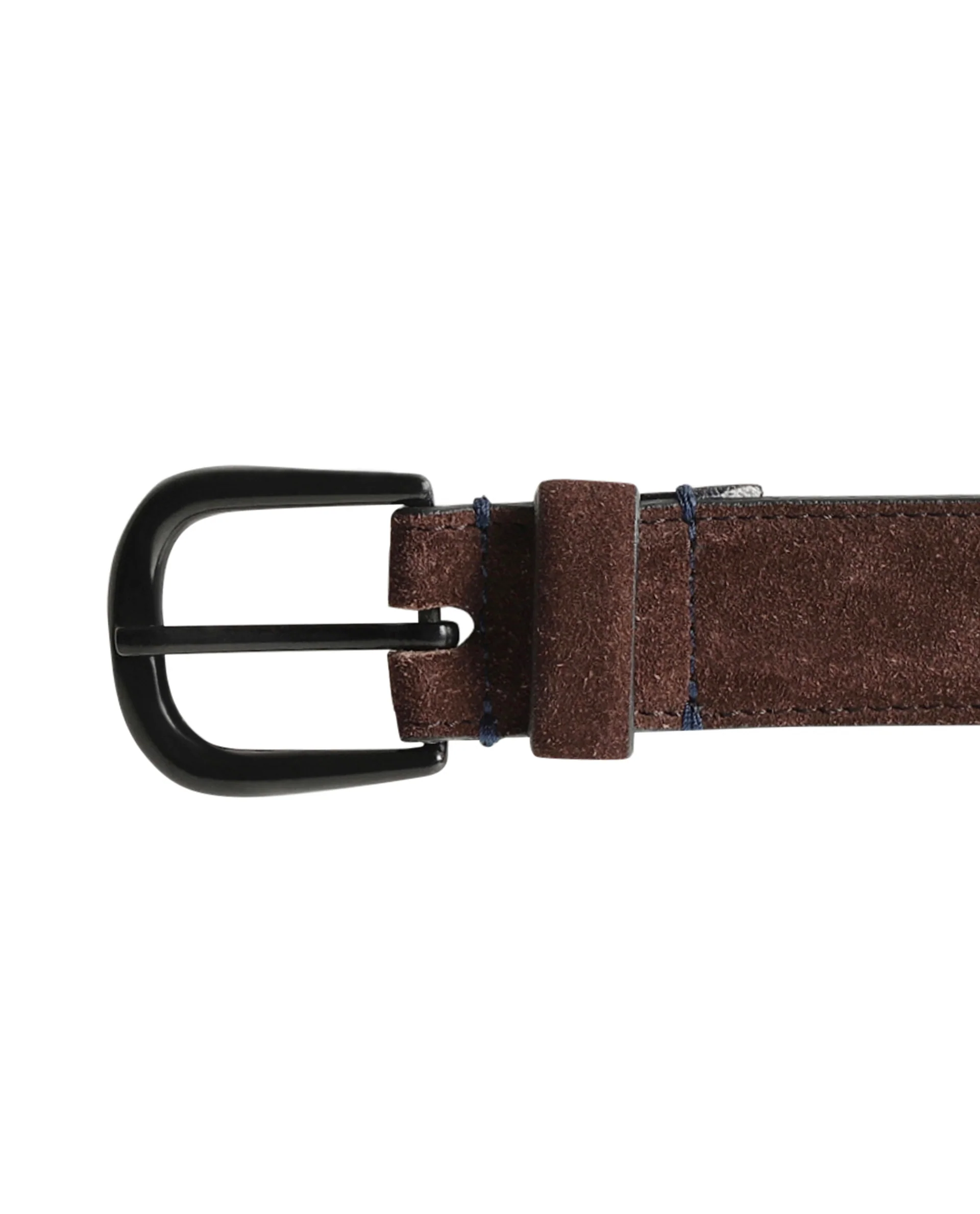 Rare Rabbit Men's Suedo Brown Belt Leather Fabric Solid - Image 2