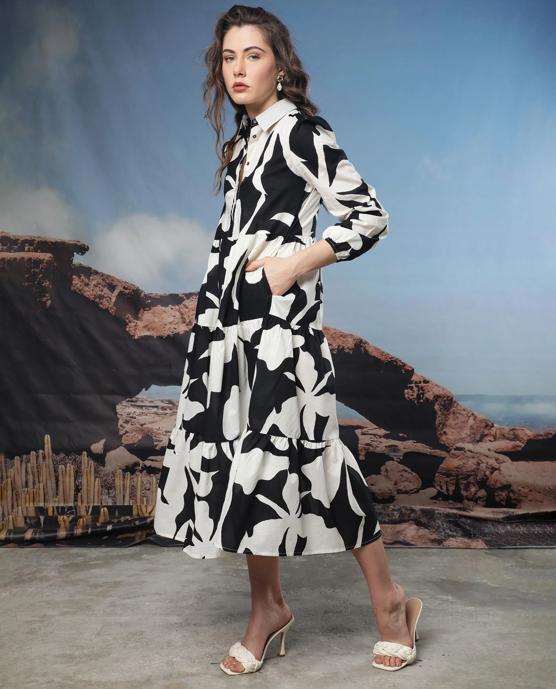 Rareism Women's Susan Black Dress