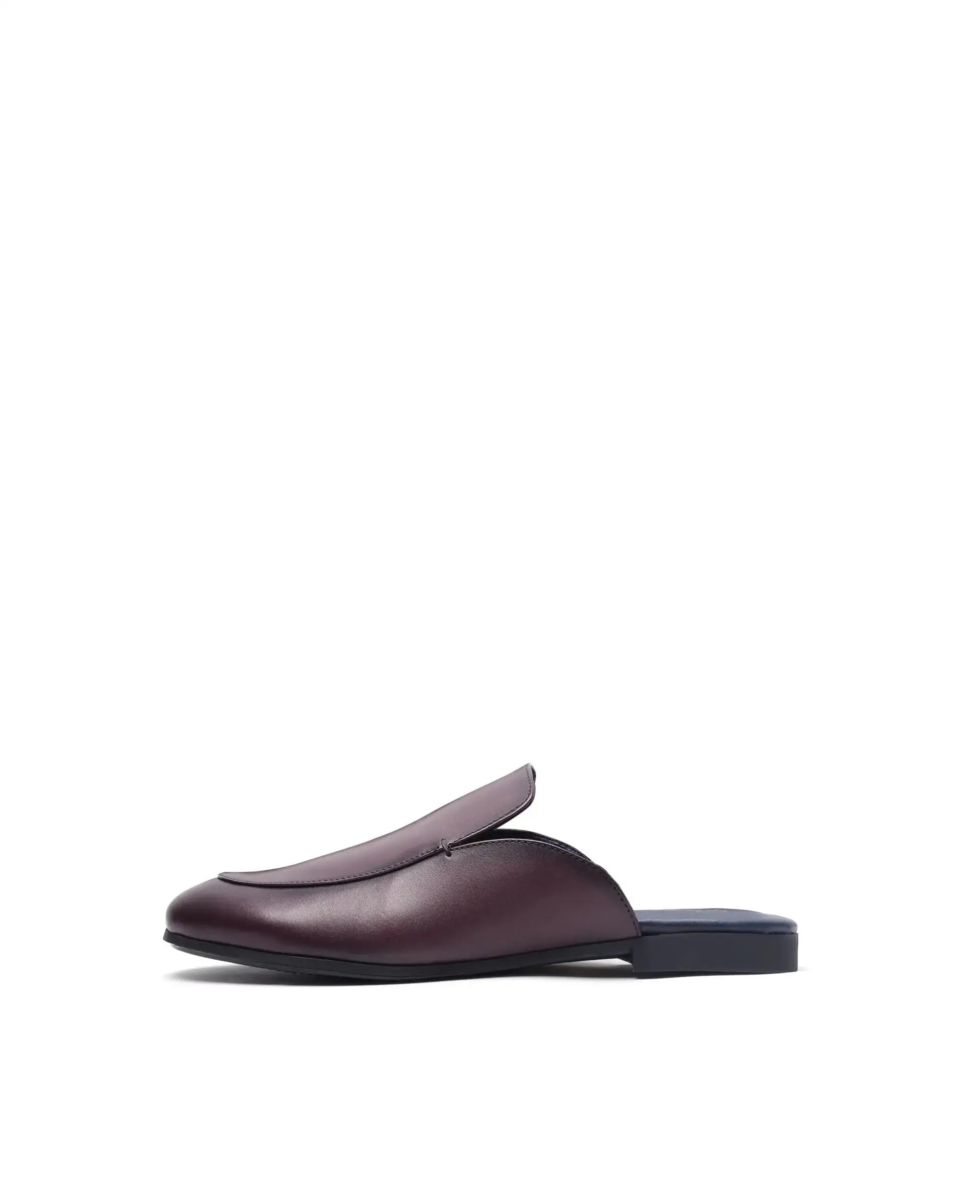 Rare Rabbit Men Sydney Burgundy Slip-On Mule - Image 9