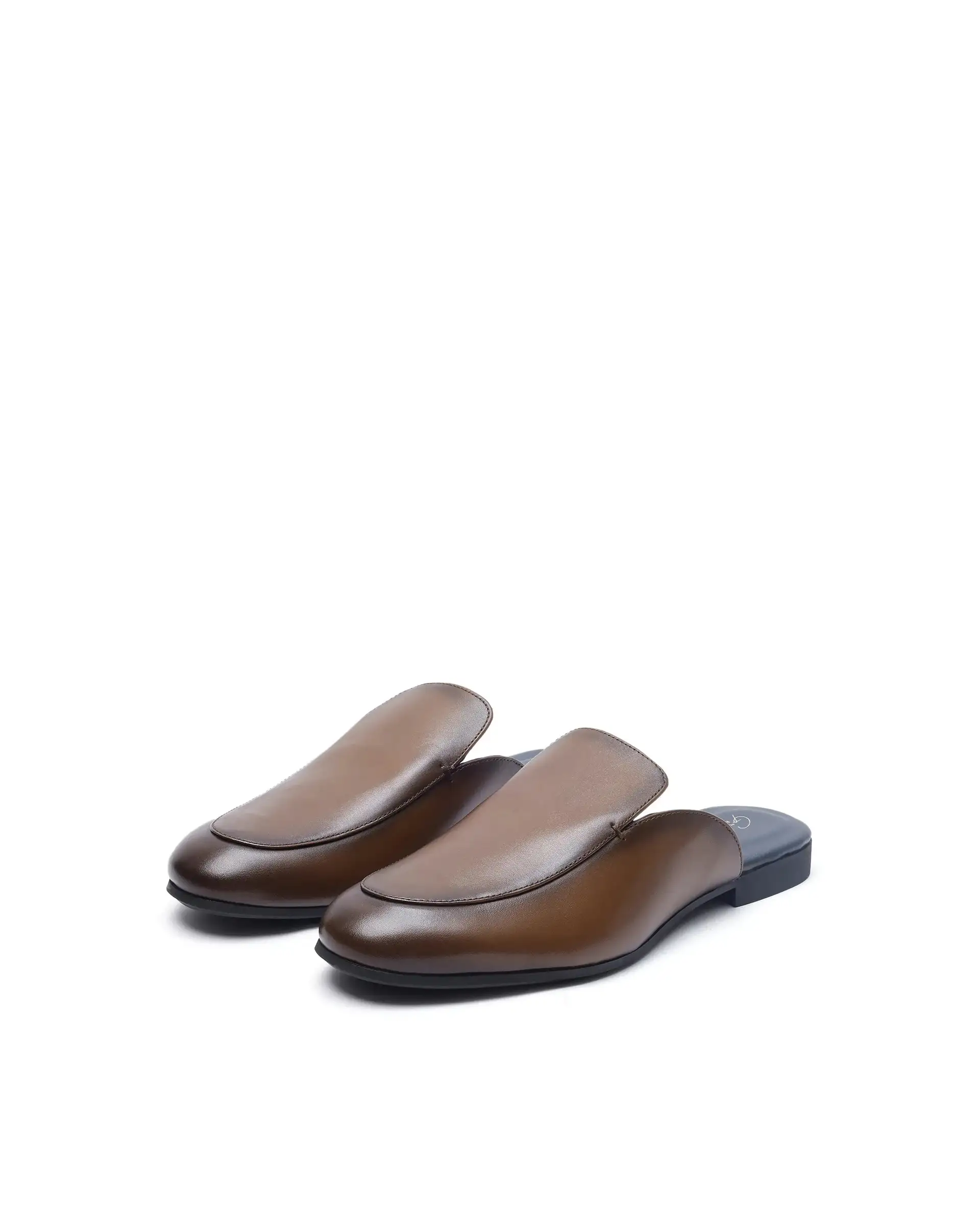 Rare Rabbit Men Sydney Cappacinno Tan Slip-On Mule - Image 3